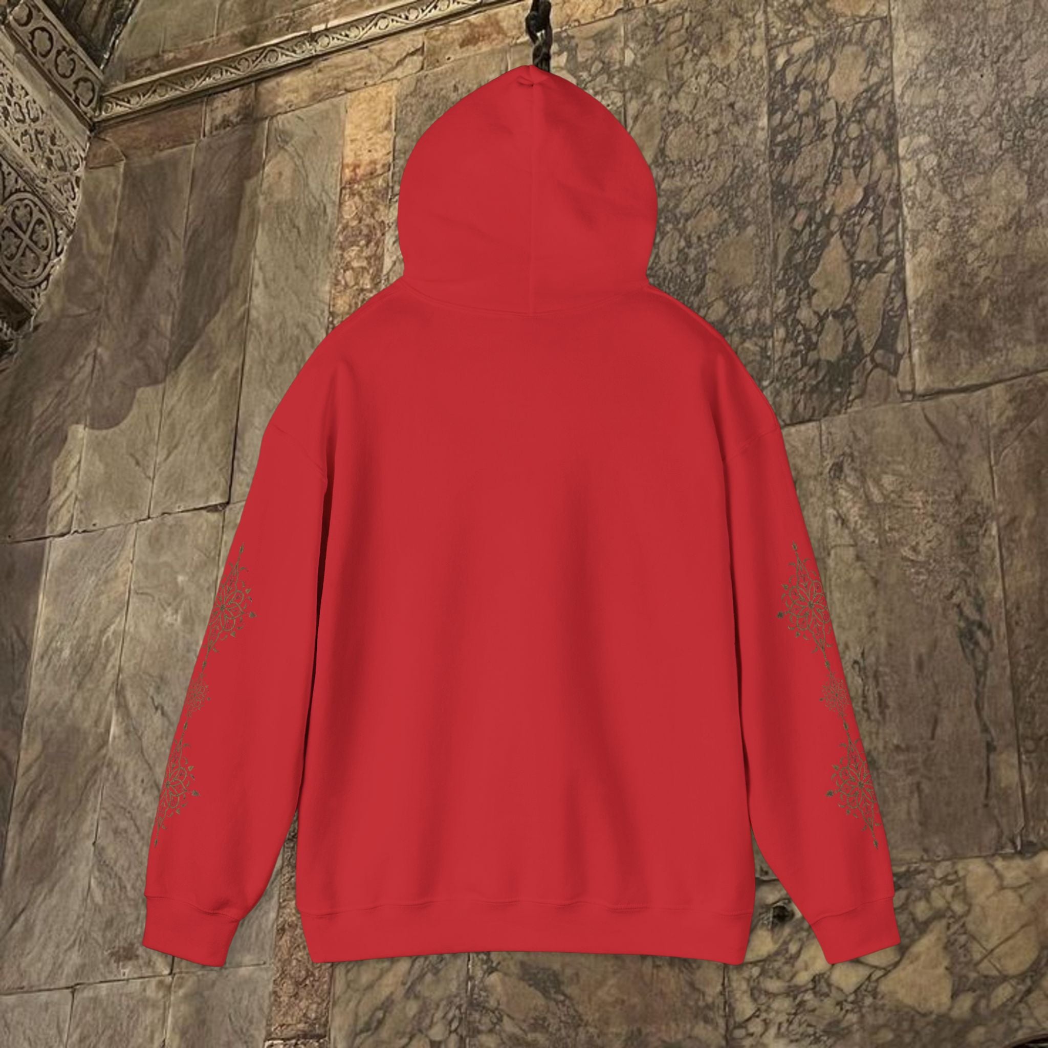 Byzantine Icon Art Hoodie - Divine Sacred Figure