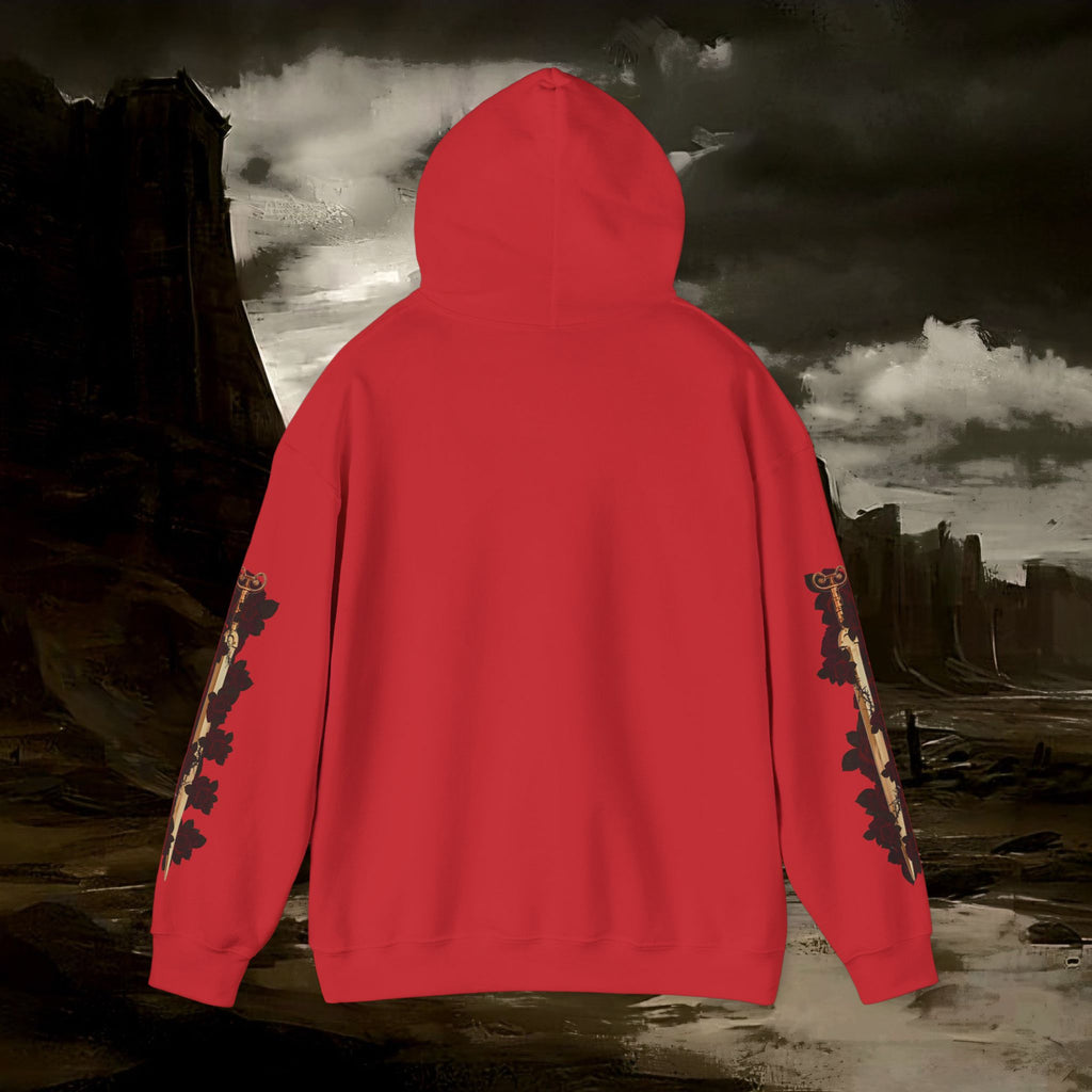 The Barbarian's Mirror Graphic Early Medieval Fantasy Inspired Hoodie