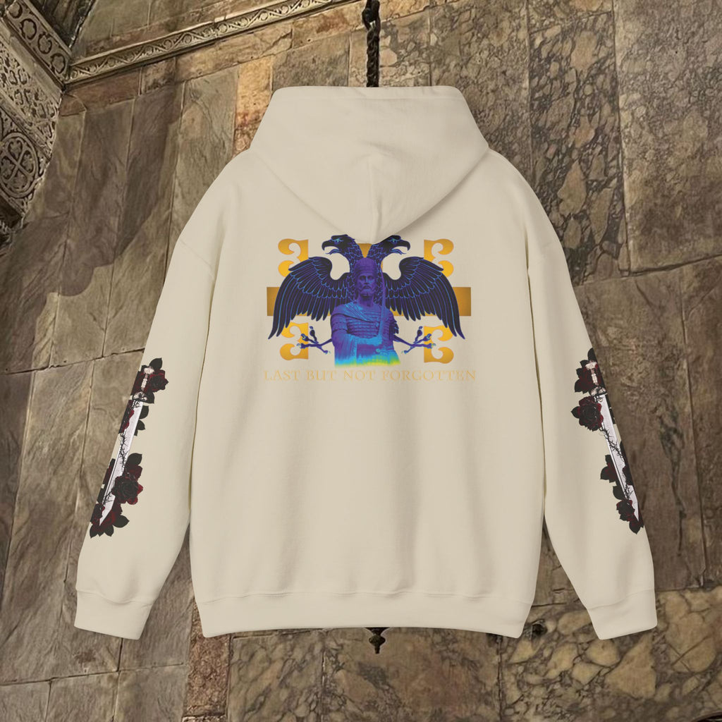 The Last Great Emperor Byzantine Inspired Graphic Hoodie Back Version