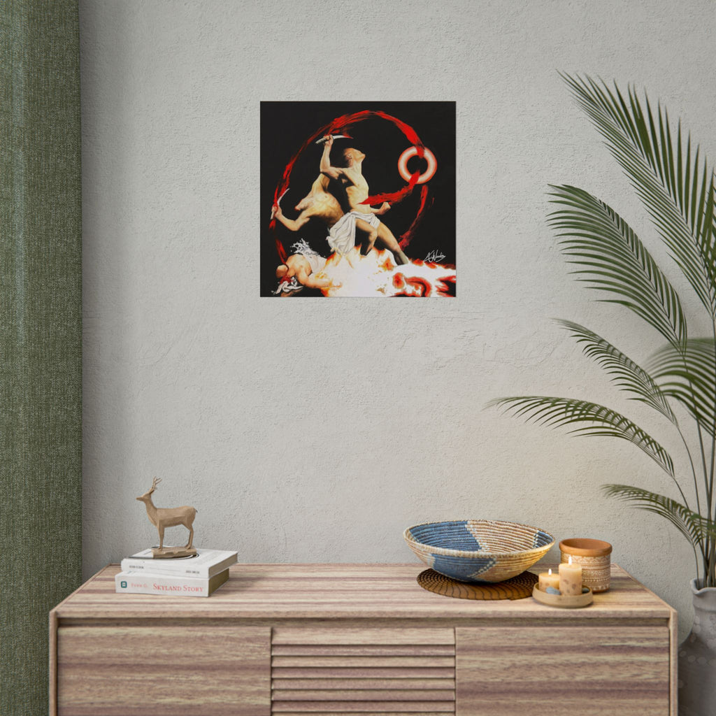 The Samurai's Vengeance Medieval Fantasy Fine Art Print