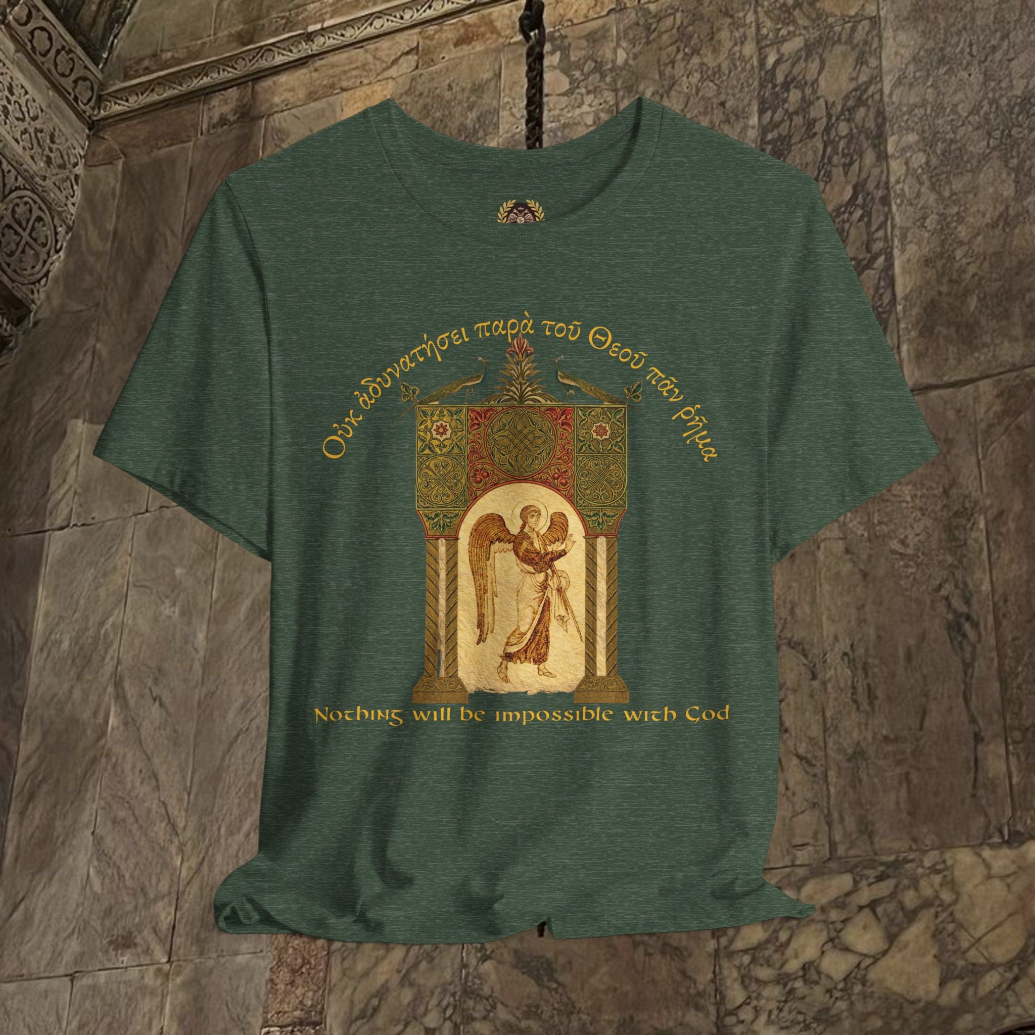 The Guardian's Icon Byzantine Inspired Medieval Inspired Graphic T-Shirt