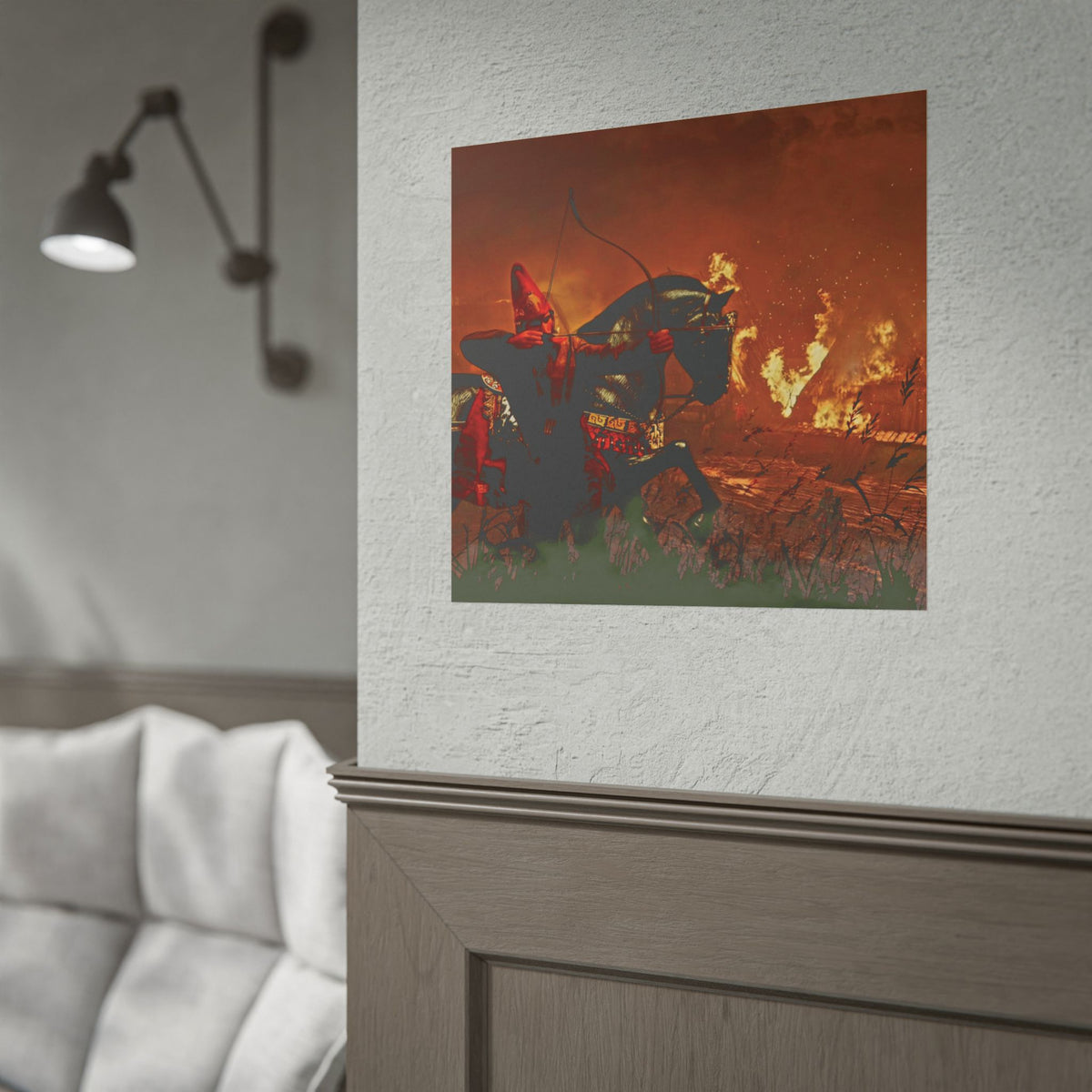 Sons of the Steppe: The Warrior's Conquest Early Medieval Inspired Fine Art Print