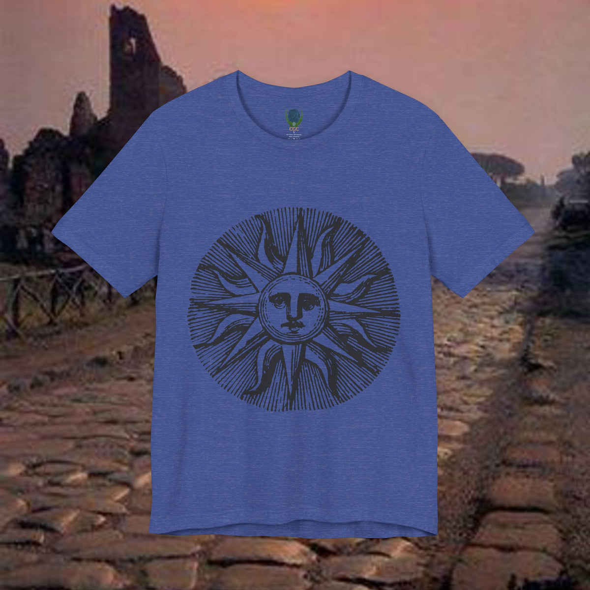 Summer Sun Mediterranean Graphic T-Shirt