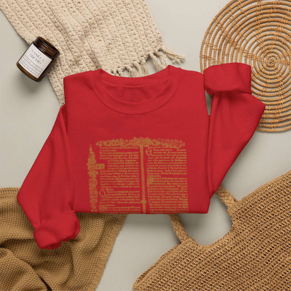 The Circle of Life Medieval Fantasy Inspired Graphic Sweatshirt