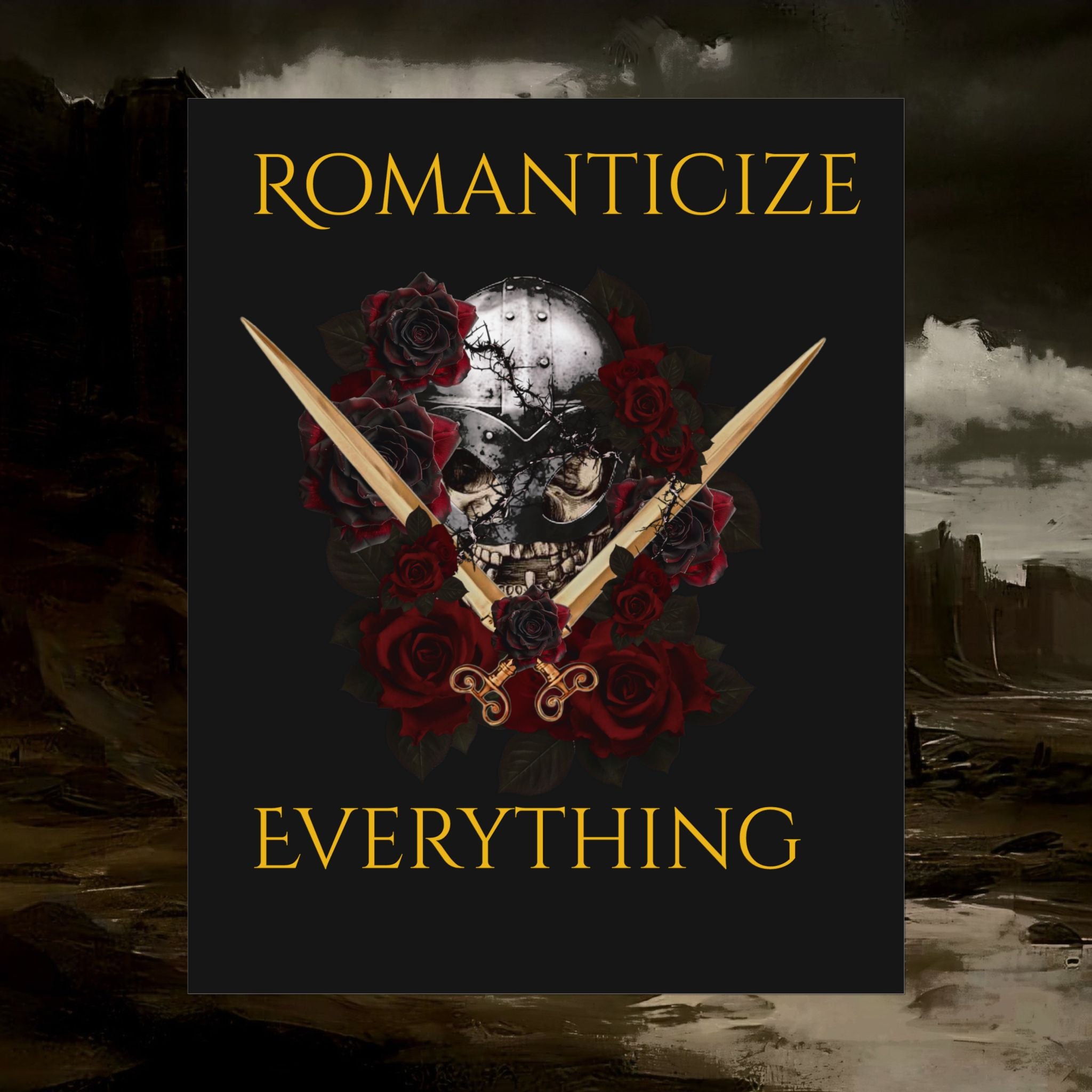 The Barbarian's Fate Early Medieval Fantasy Saxon themed Rolled Posters