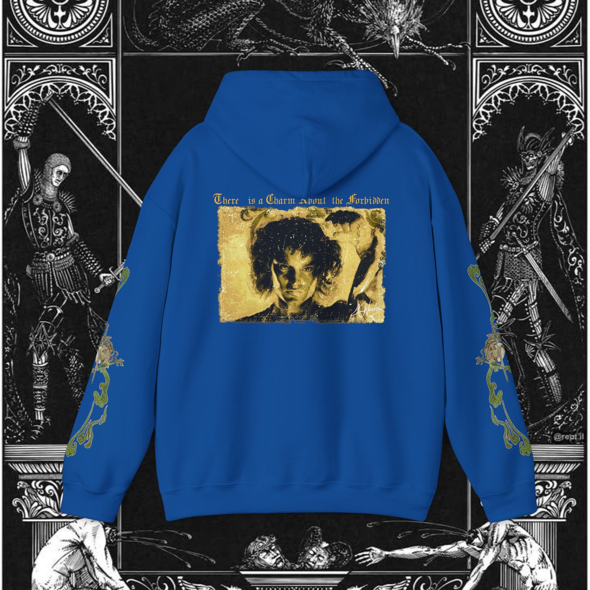 The Last Temptation Medieval Fantasy Graphic Hoodie