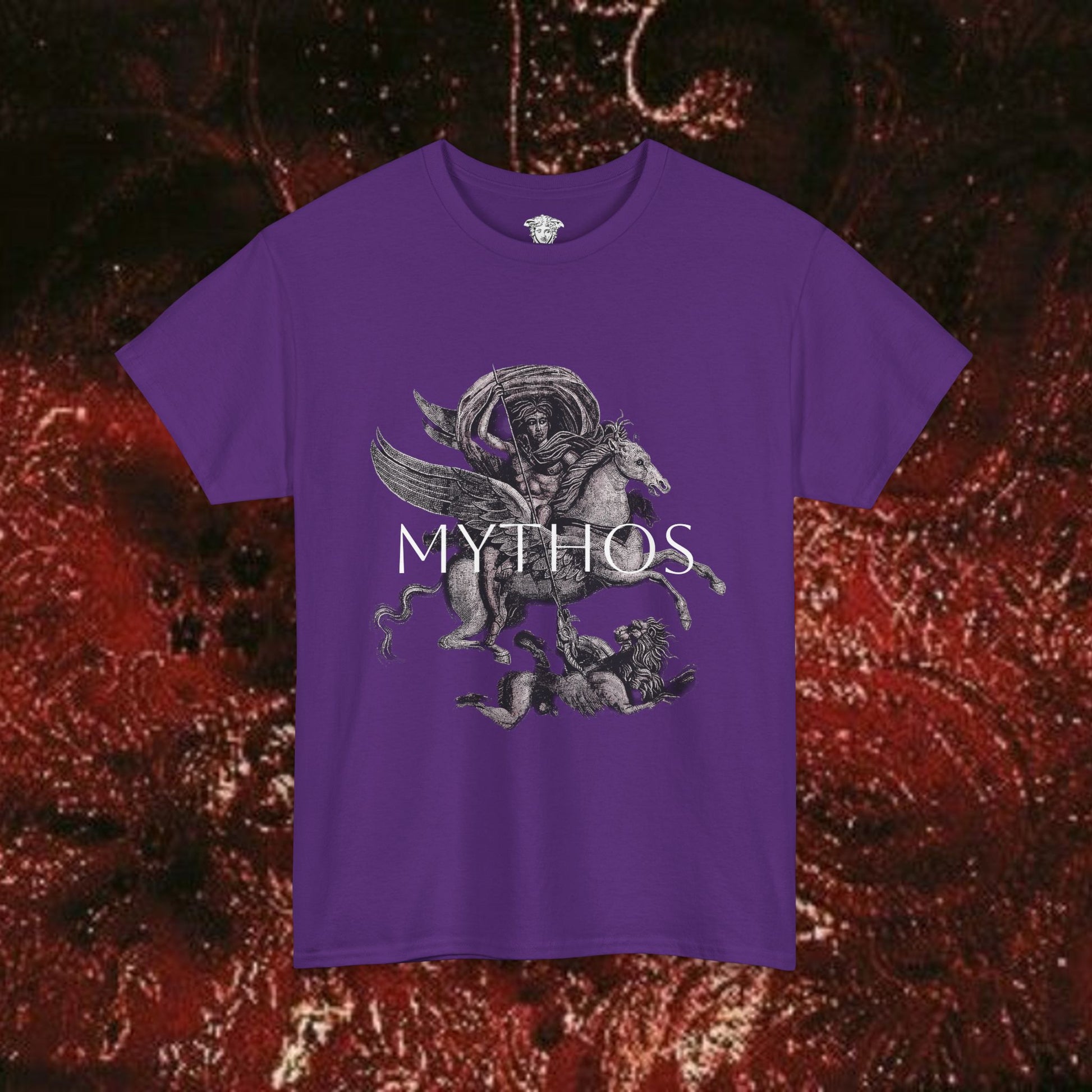 Mythos of the Warrior Graphic Tee - Unisex Heavy Cotton, Historical Shirt, Mythological Esoteric T-Shirt
