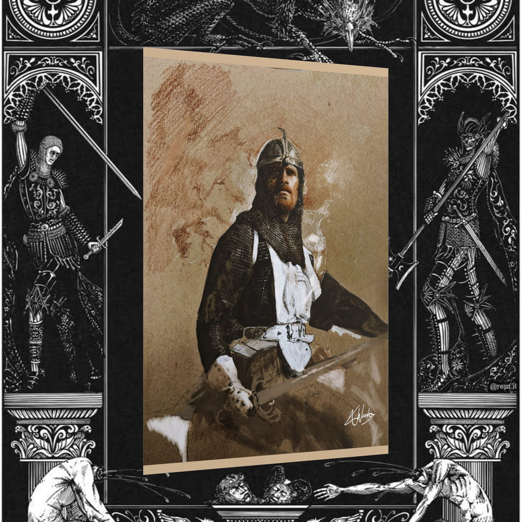 The Knight's Rest Medieval Fantasy Print