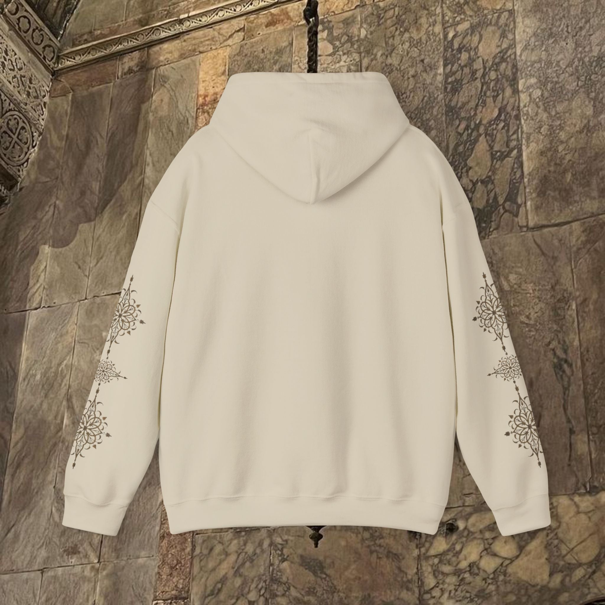 Byzantine Icon Art Hoodie - Classical Religious Design