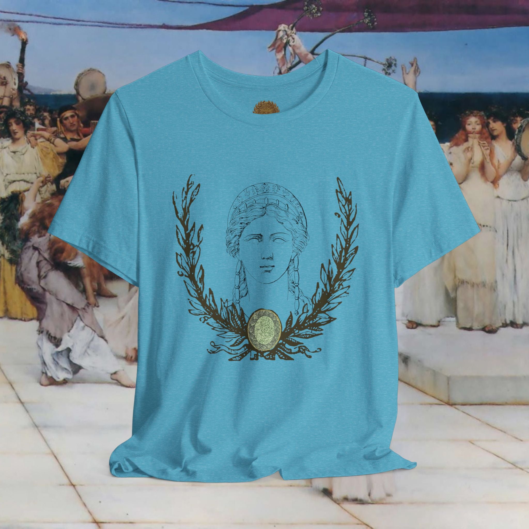 Hera's Wondering – Greek Goddess Ornate Diadem T-Shirt