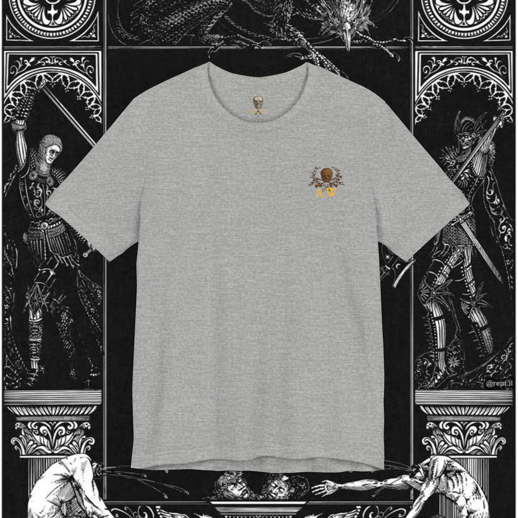 Man's Memento Medieval Fantasy Graphic T Shirt