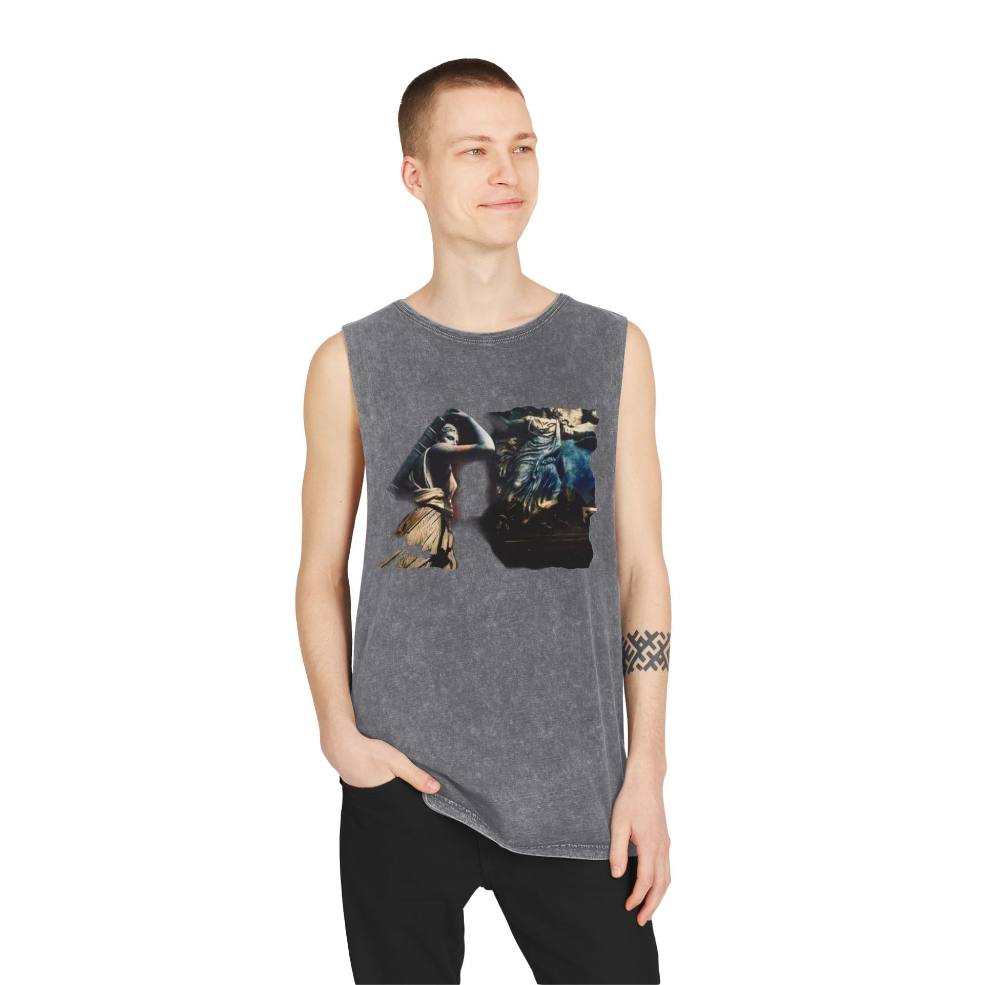 Artimus Fury Stonewash Tank Top, Graphic Top