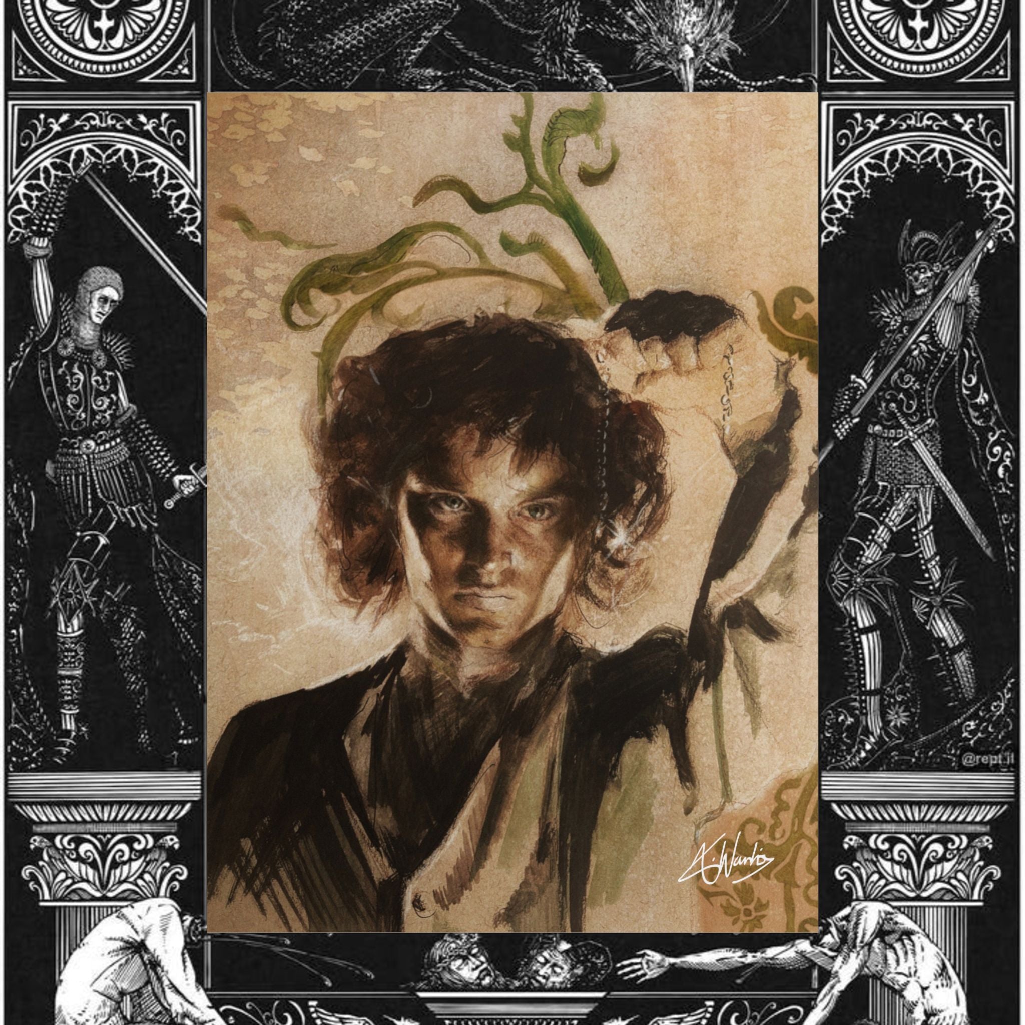 The Last Temptation Medieval Fantasy Print