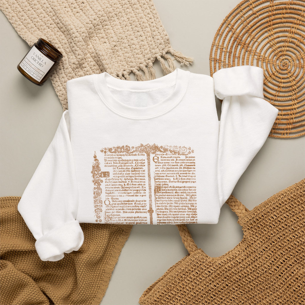 The Circle of Life Medieval Fantasy Inspired Graphic Sweatshirt
