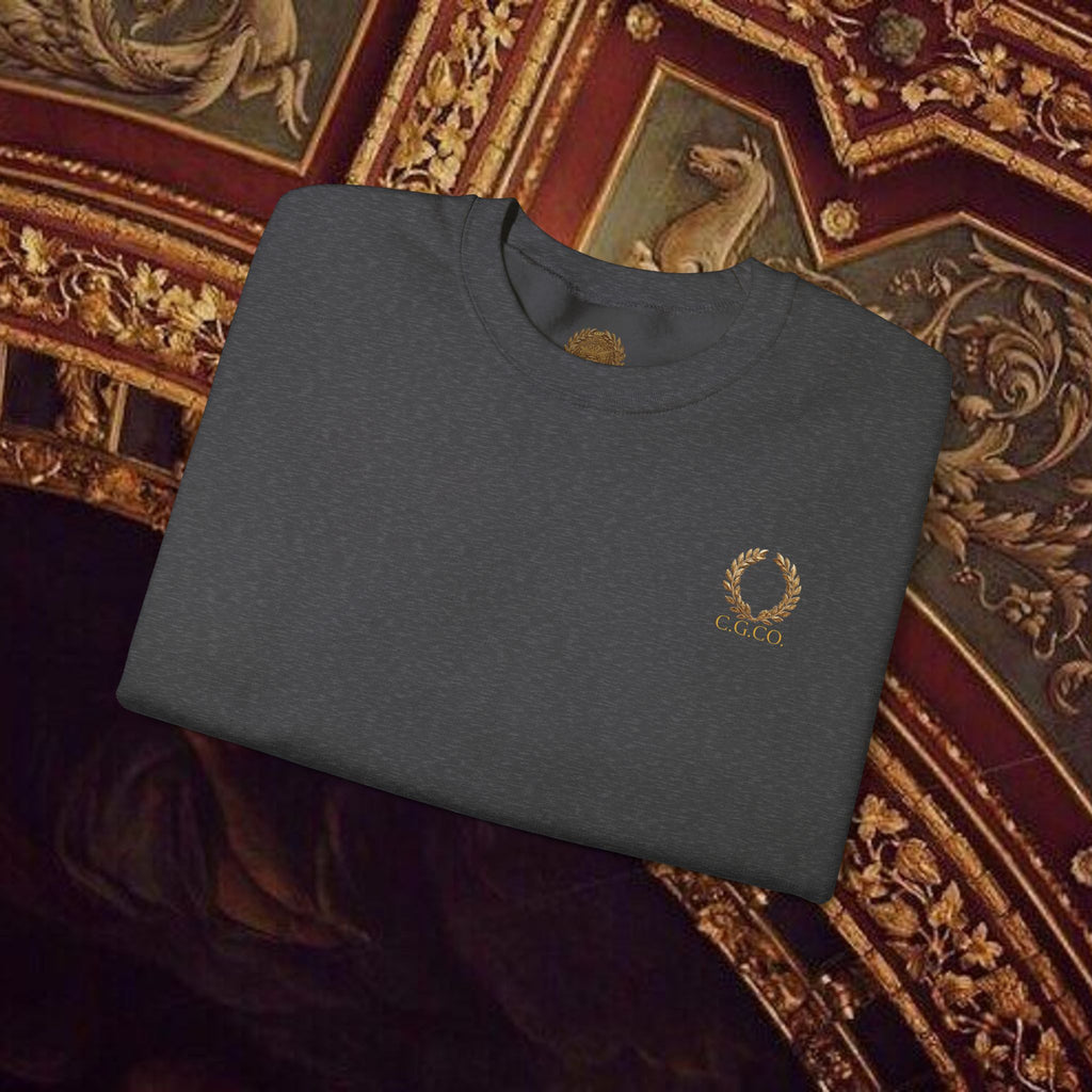 The Goddess's Protection Classically-Inspired Cotton Graphic Sweatshirt Back Version