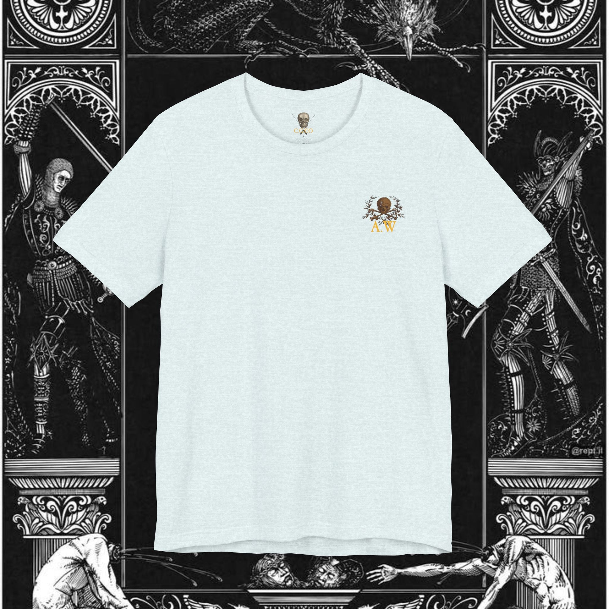 Man's Memento Medieval Fantasy Graphic T Shirt