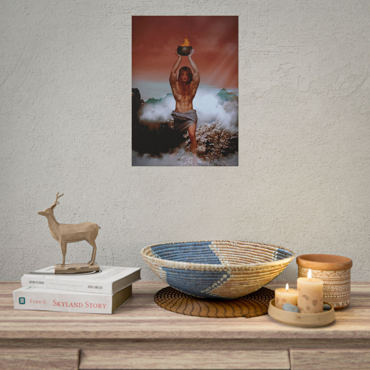 The Flame of Prometheus Classical Mythology Inspired Prints