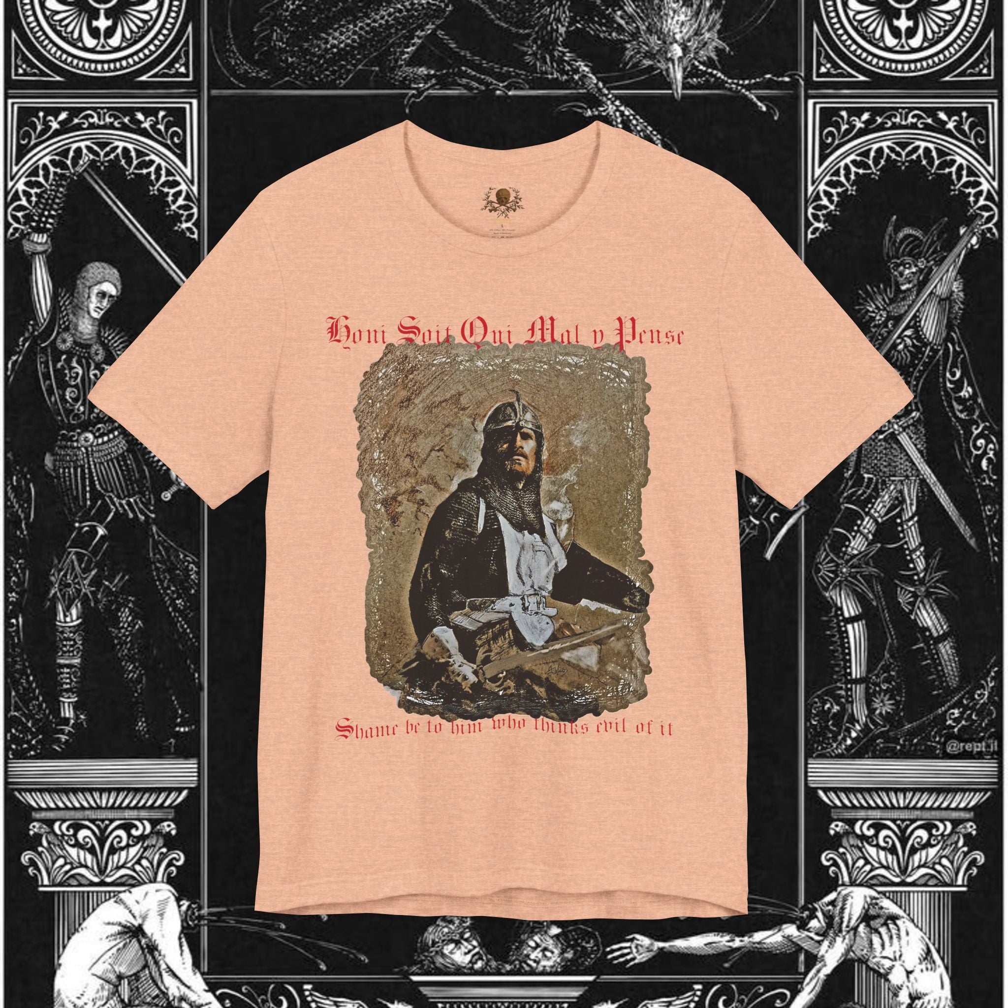 The Knight's Rest Medieval Fantasy Graphic T Shirt