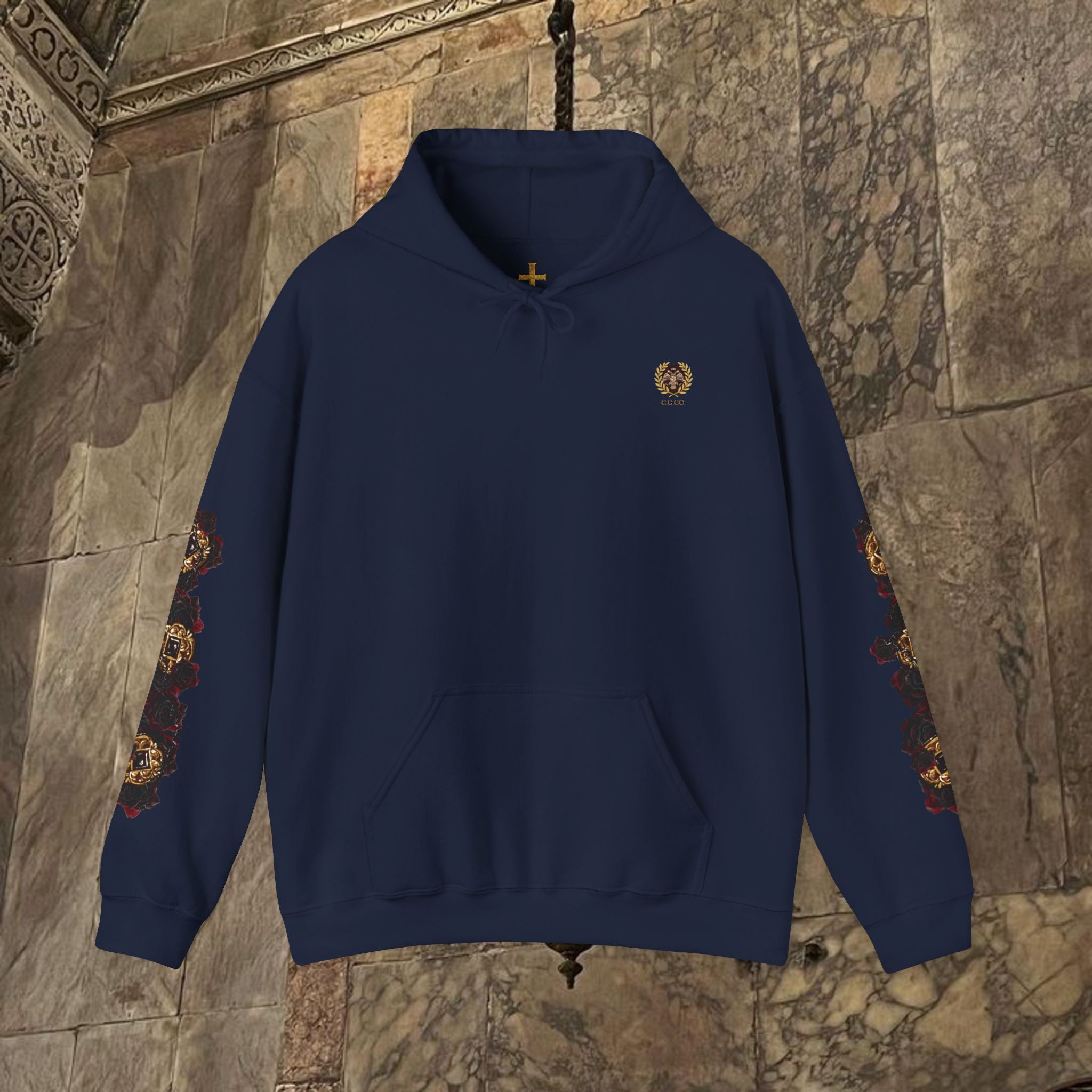 The Kings Fate Byzantine Inspired Graphic Hoodie Back Version