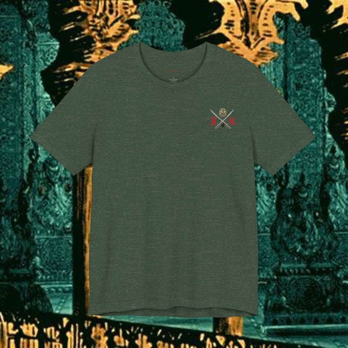 Mythic Vitalism, Sanguis Christianus Vetus Exploration and Adventure Inspired Graphic T Shirt Back Version