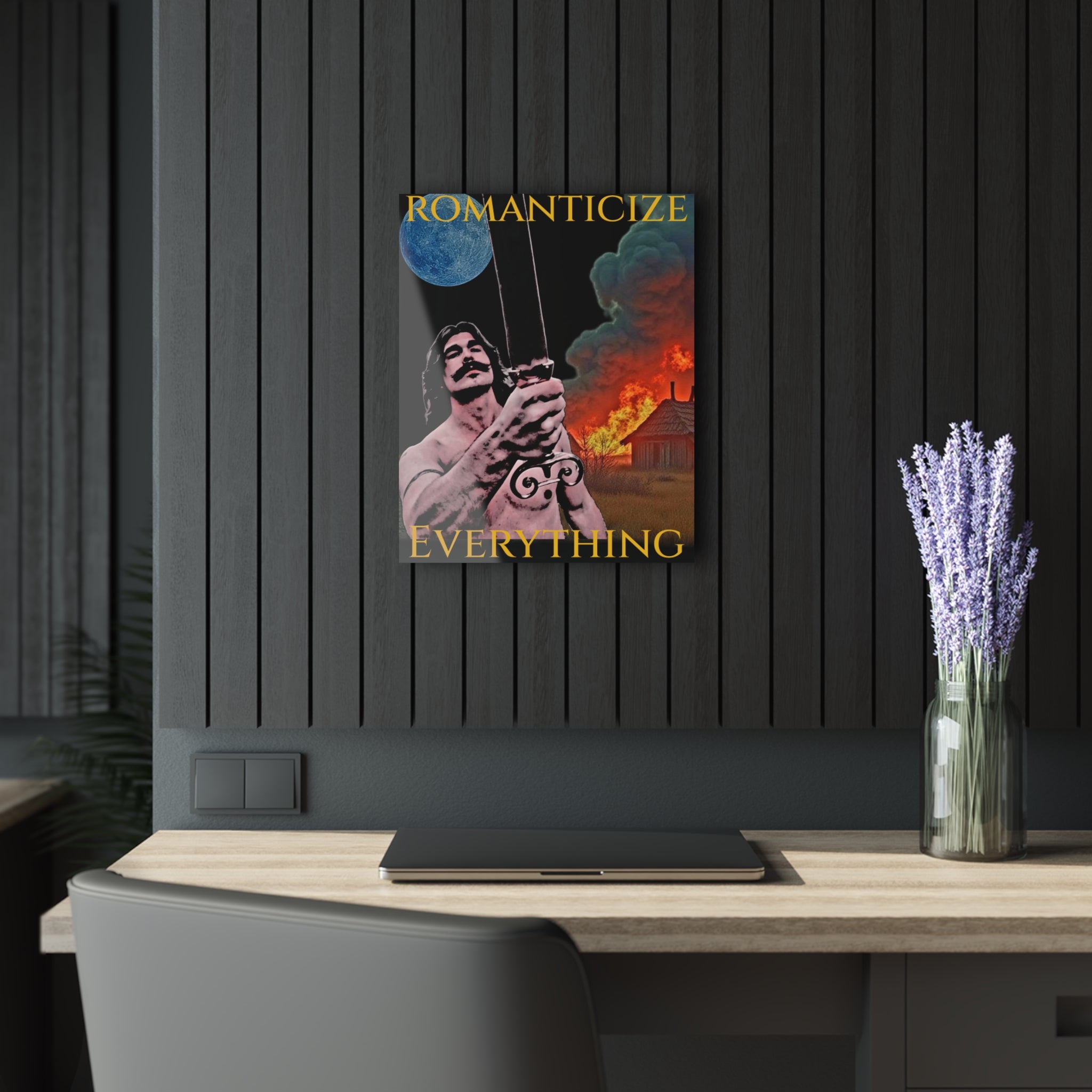 The Barbarian's Mirror Early Medieval Acrylic Prints (French Cleat Hanging)