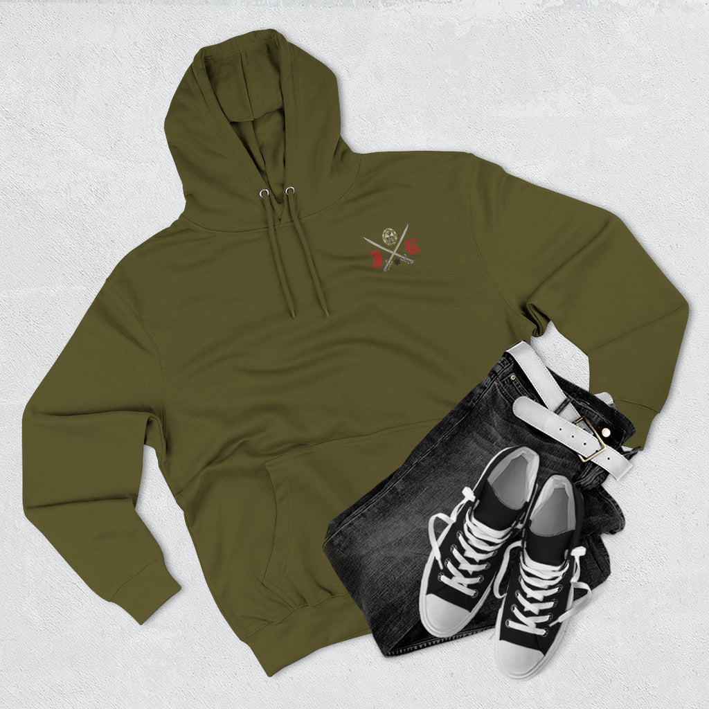 Sons of the Steppe Fleece Hoodie Early Medieval Design