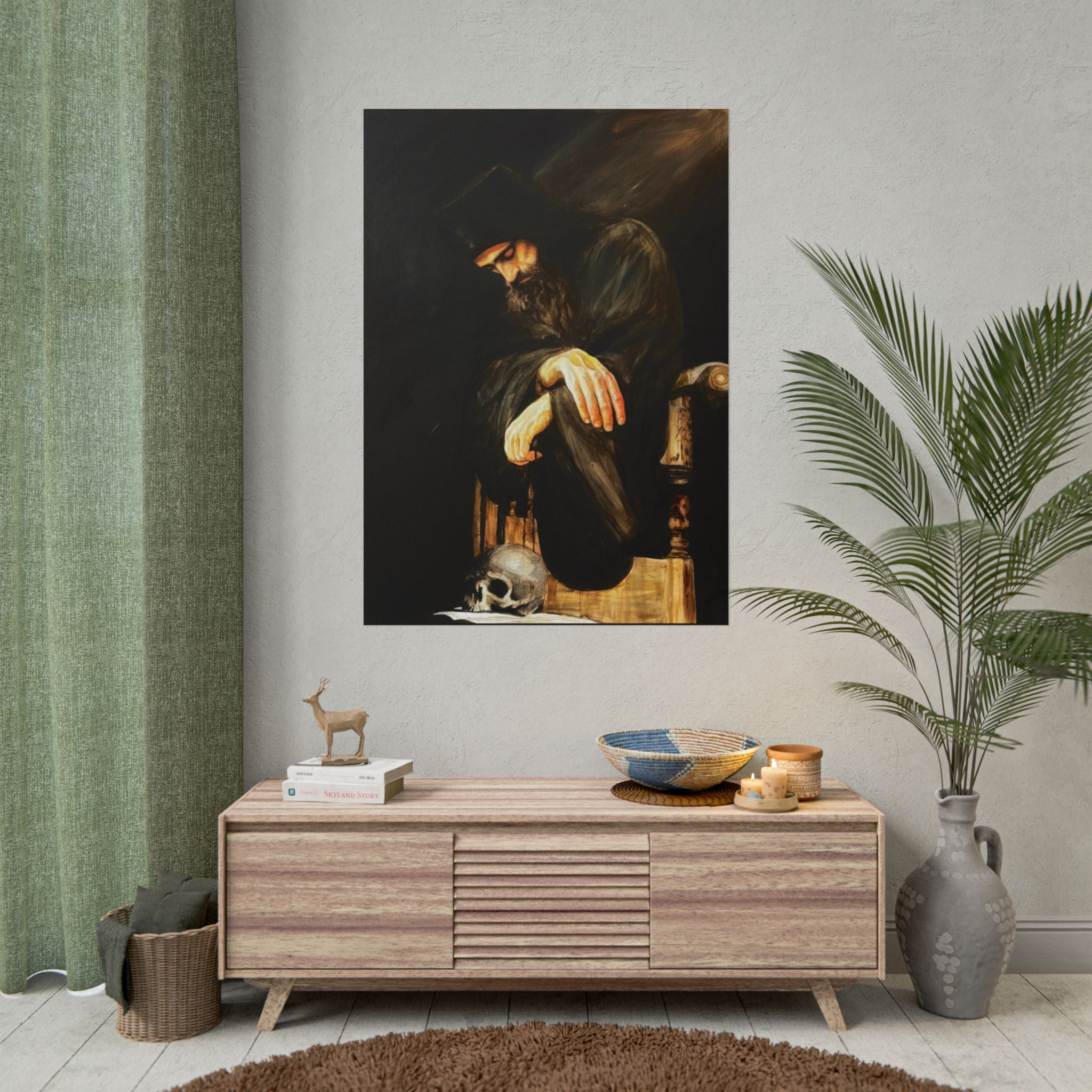 Man's Memento Medieval Fantasy Fine Art Print