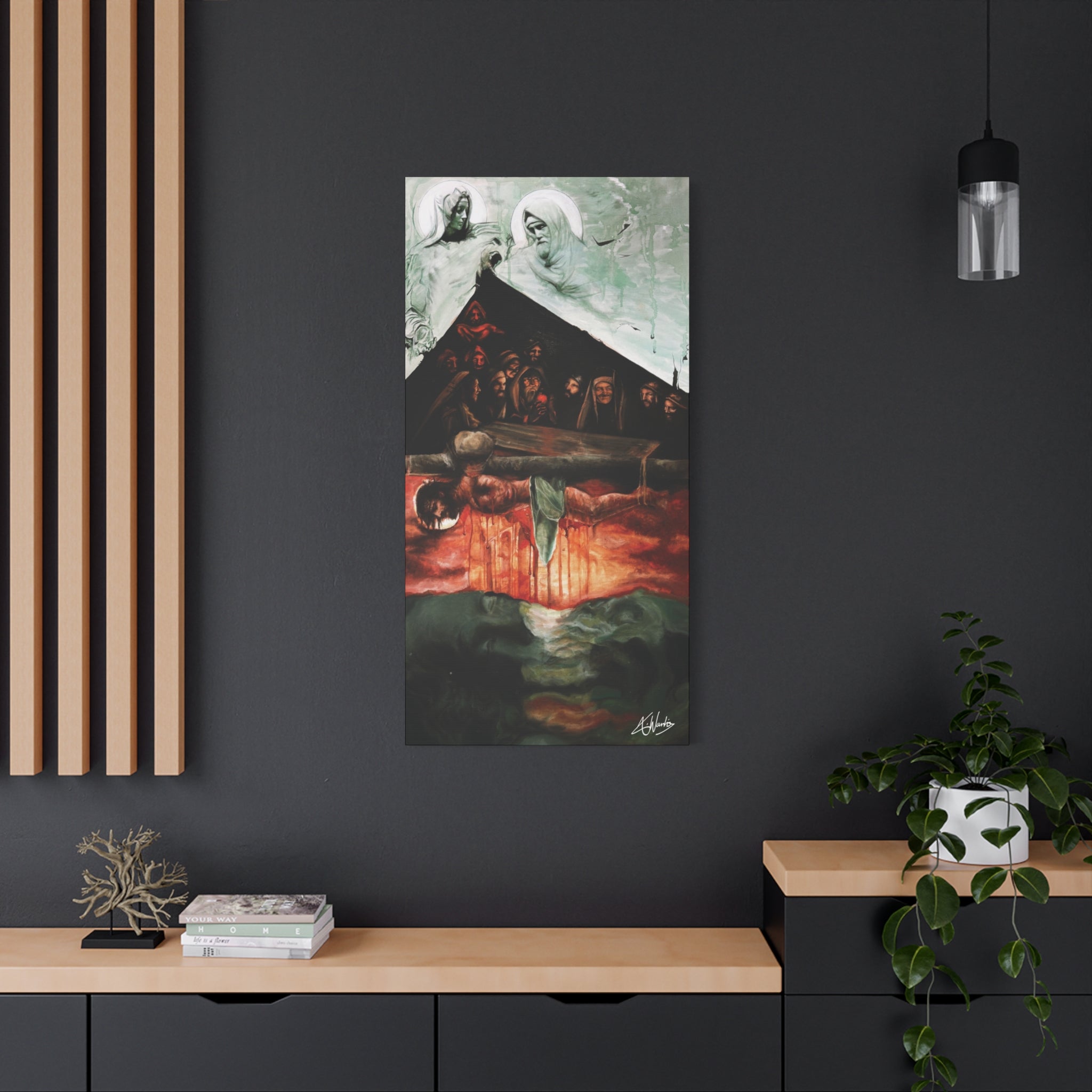 Divine Justice Medieval Fantasy Canvas