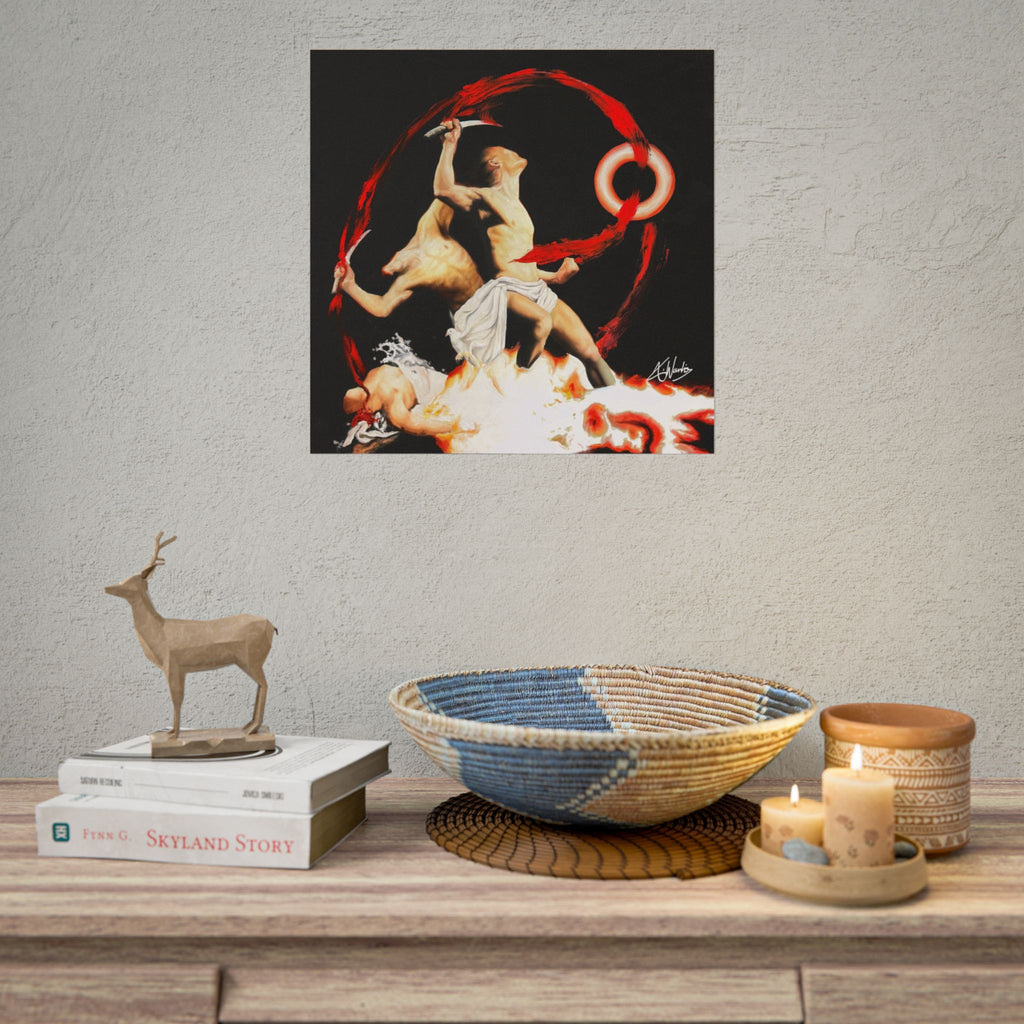 The Samurai's Vengeance Medieval Fantasy Fine Art Print