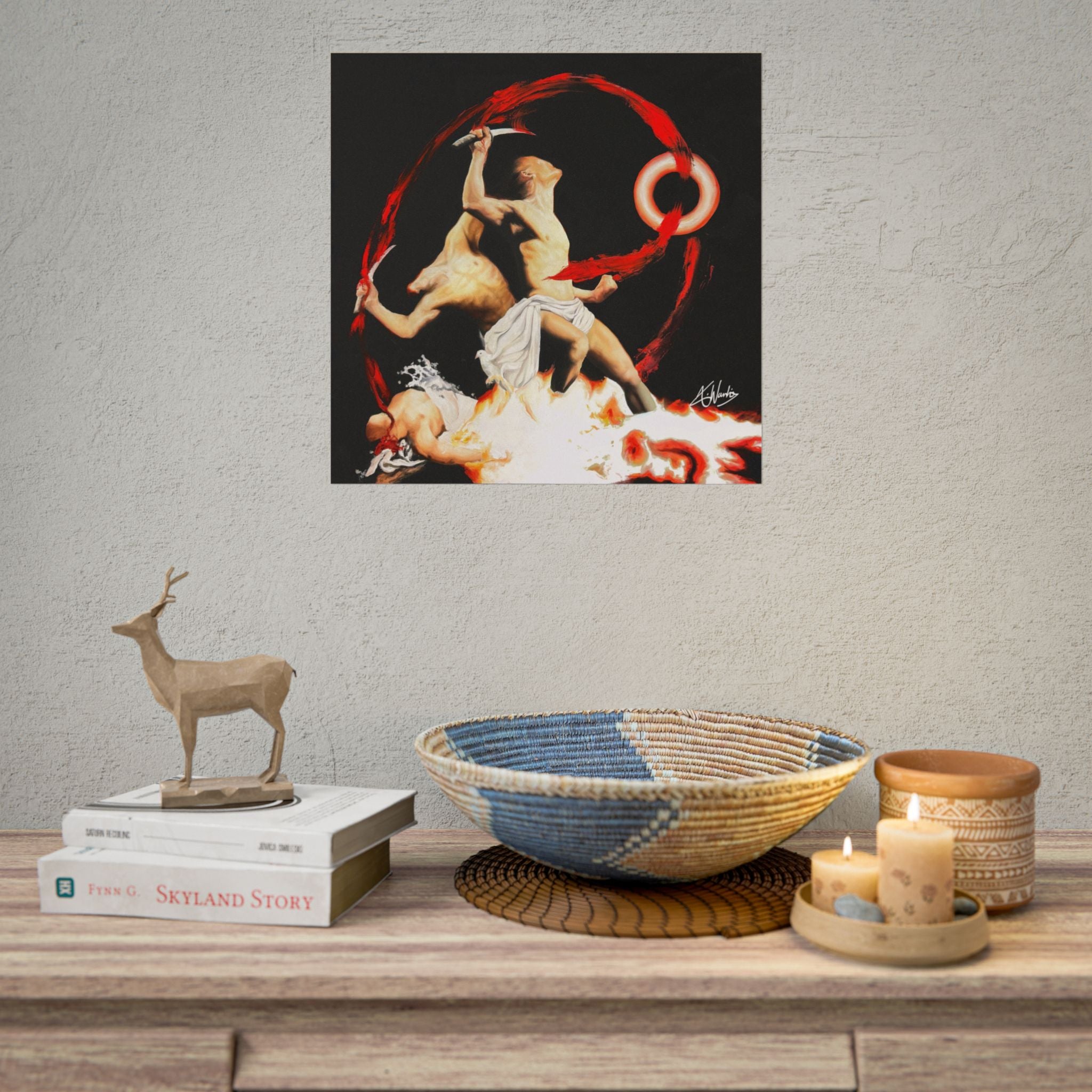 The Samurai's Vengeance Medieval Fantasy Fine Art Print