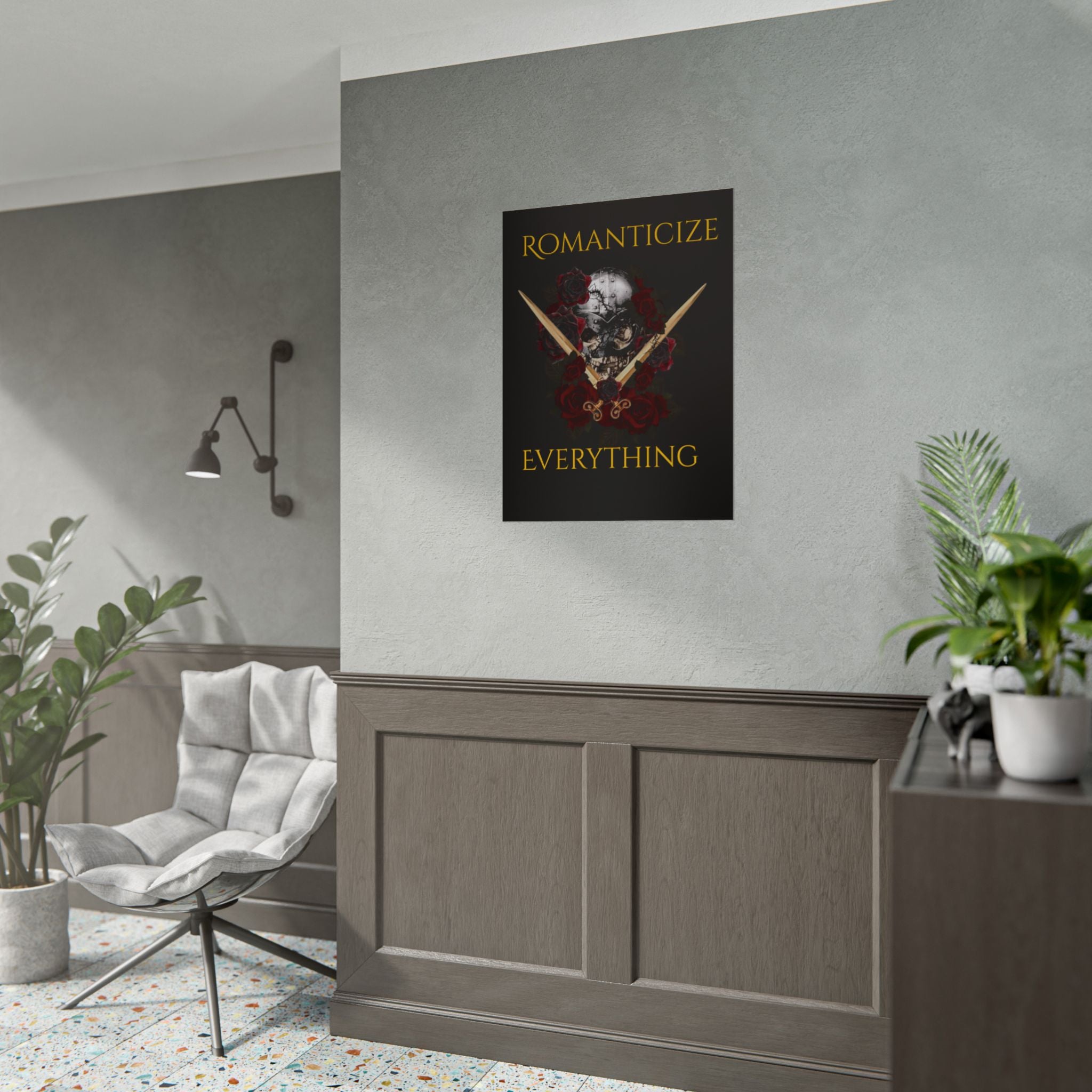 The Barbarian's Fate Early Medieval Fantasy Saxon themed Rolled Posters