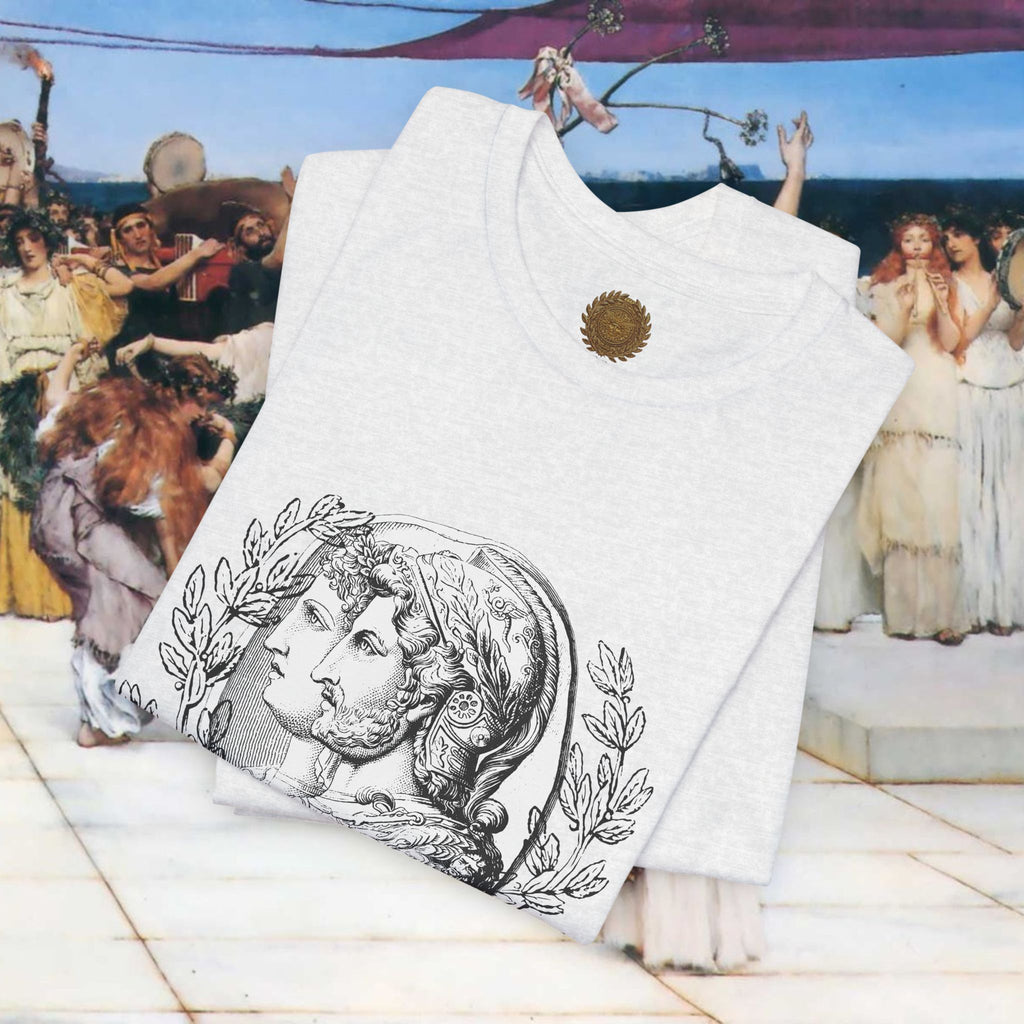 Roman Warrior's Spirit Plumed Helmet Cameo T-Shirt