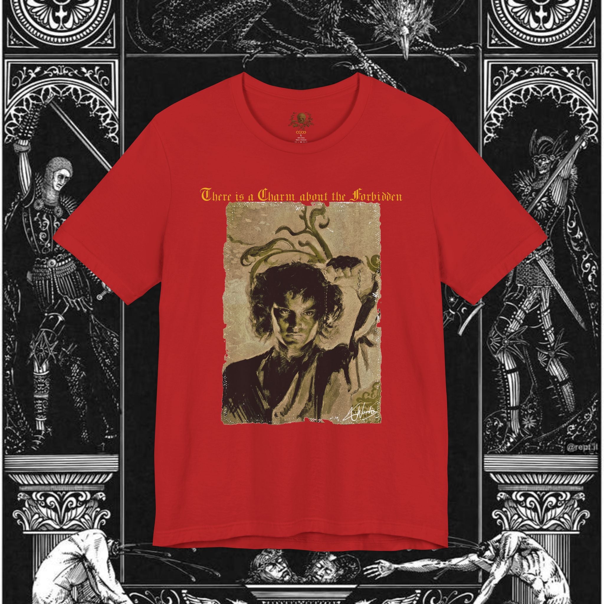 The Last Temptation Medieval Fantasy Graphic Shirt