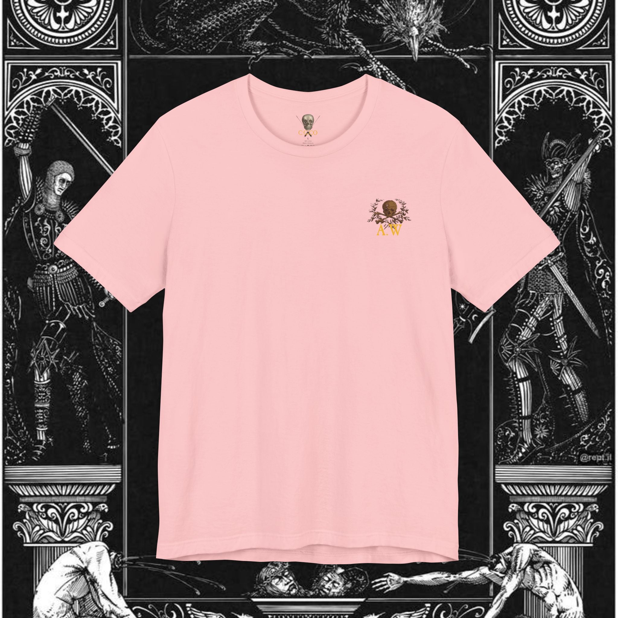 Man's Memento Medieval Fantasy Graphic T Shirt