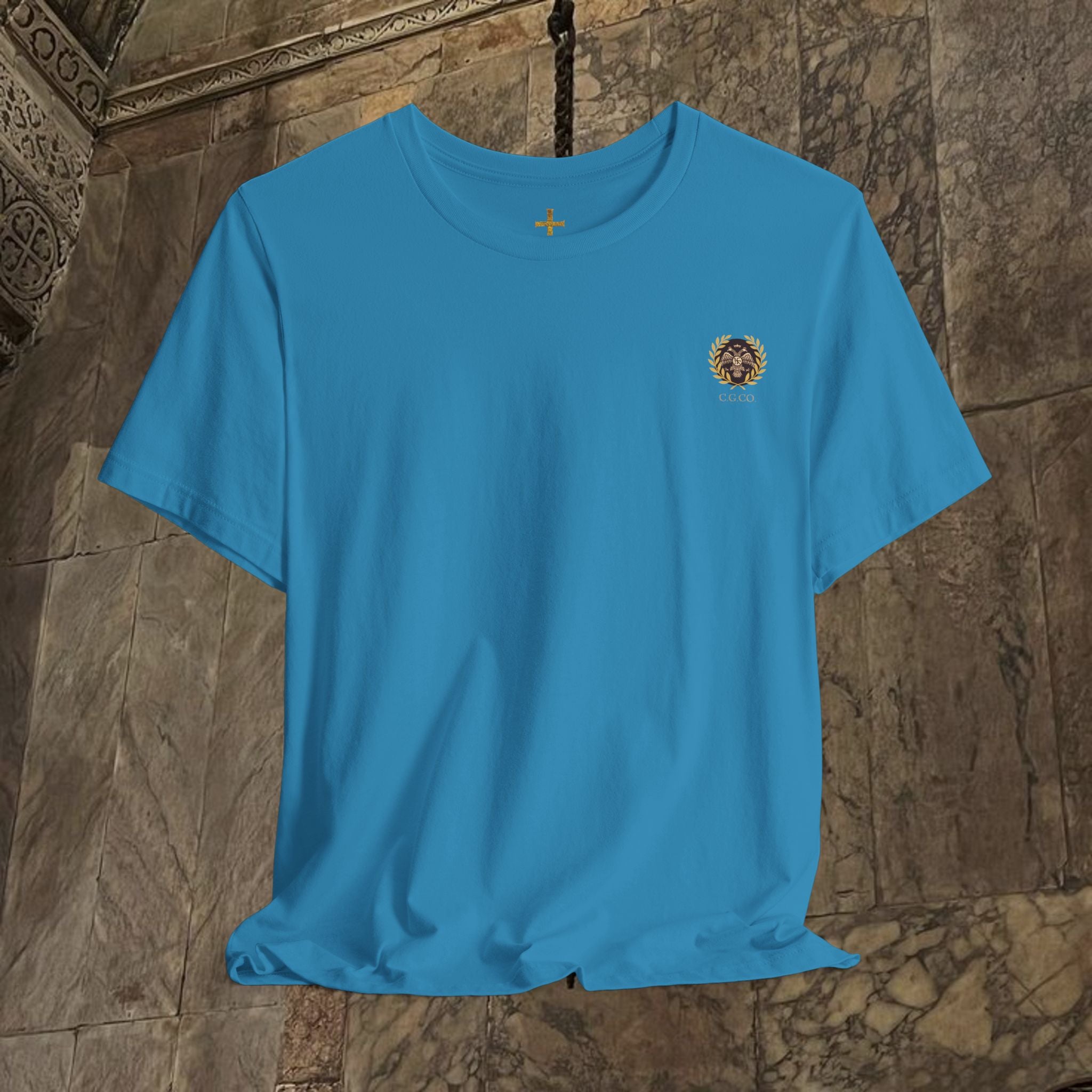 The Kings Fate Byzantine Inspired Cotton Graphic T-shirt Back version