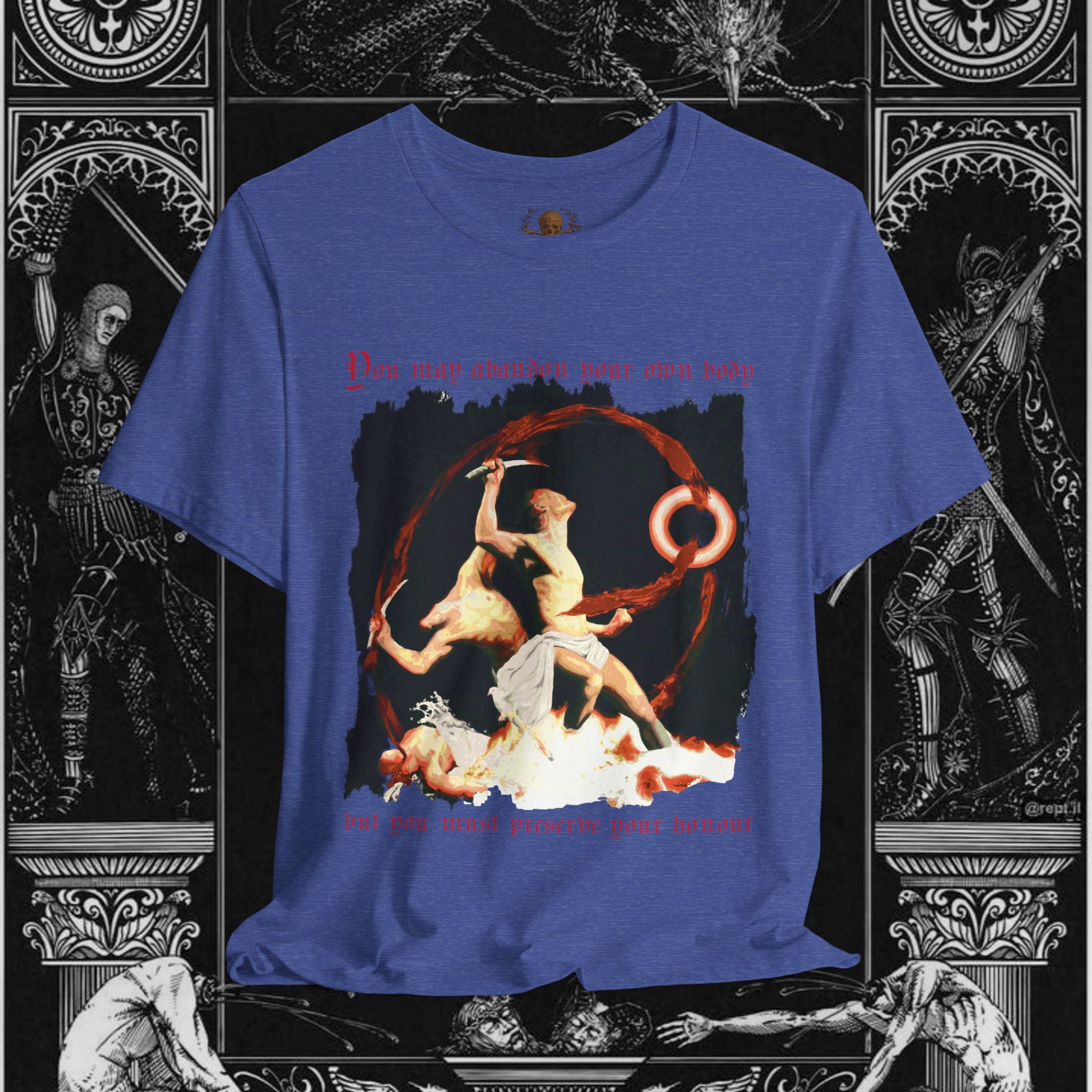 The Samurai's Vengeance Medieval Fantasy Graphic Shirt
