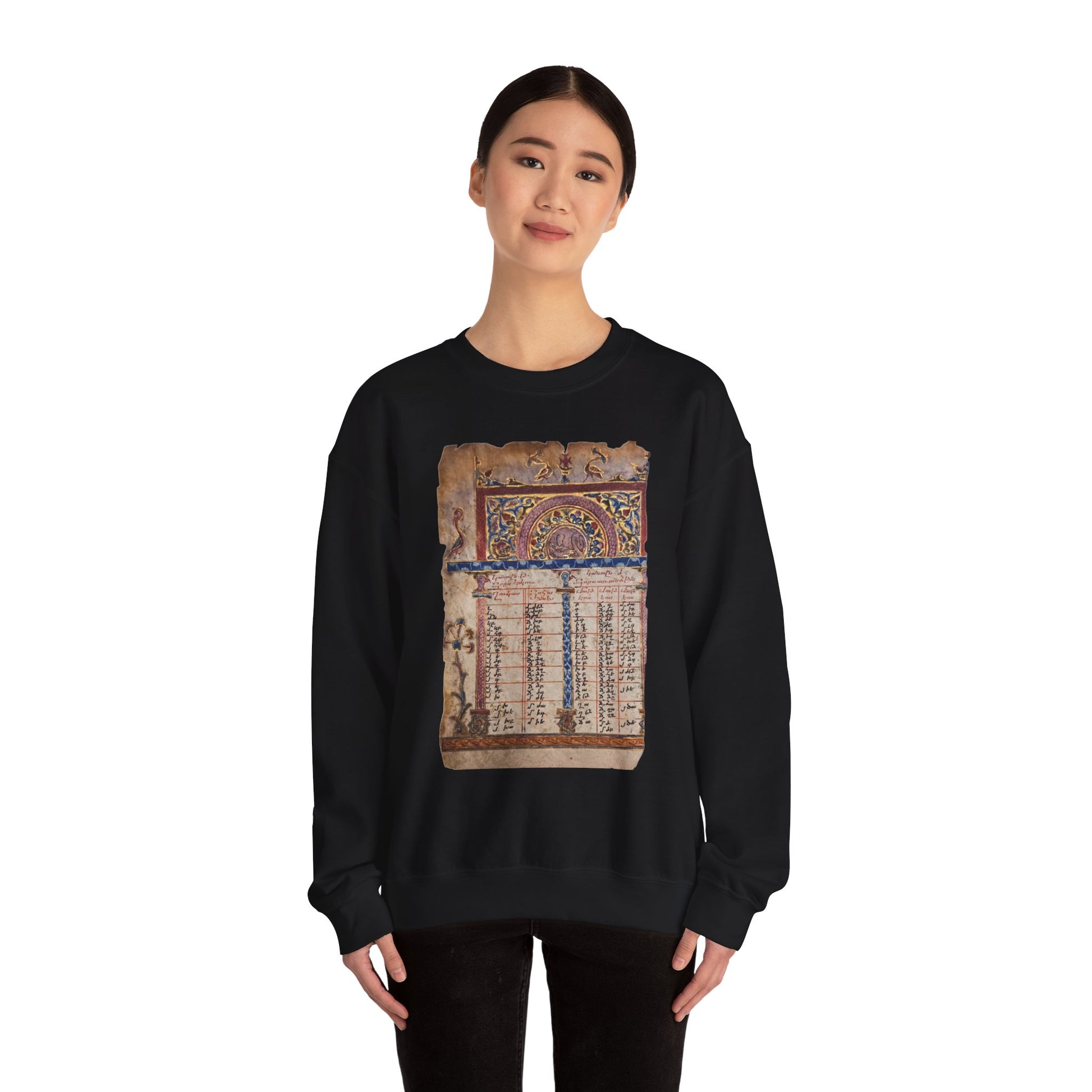 Manuscript of the Ancients Graphic Artistic Sweatshirt