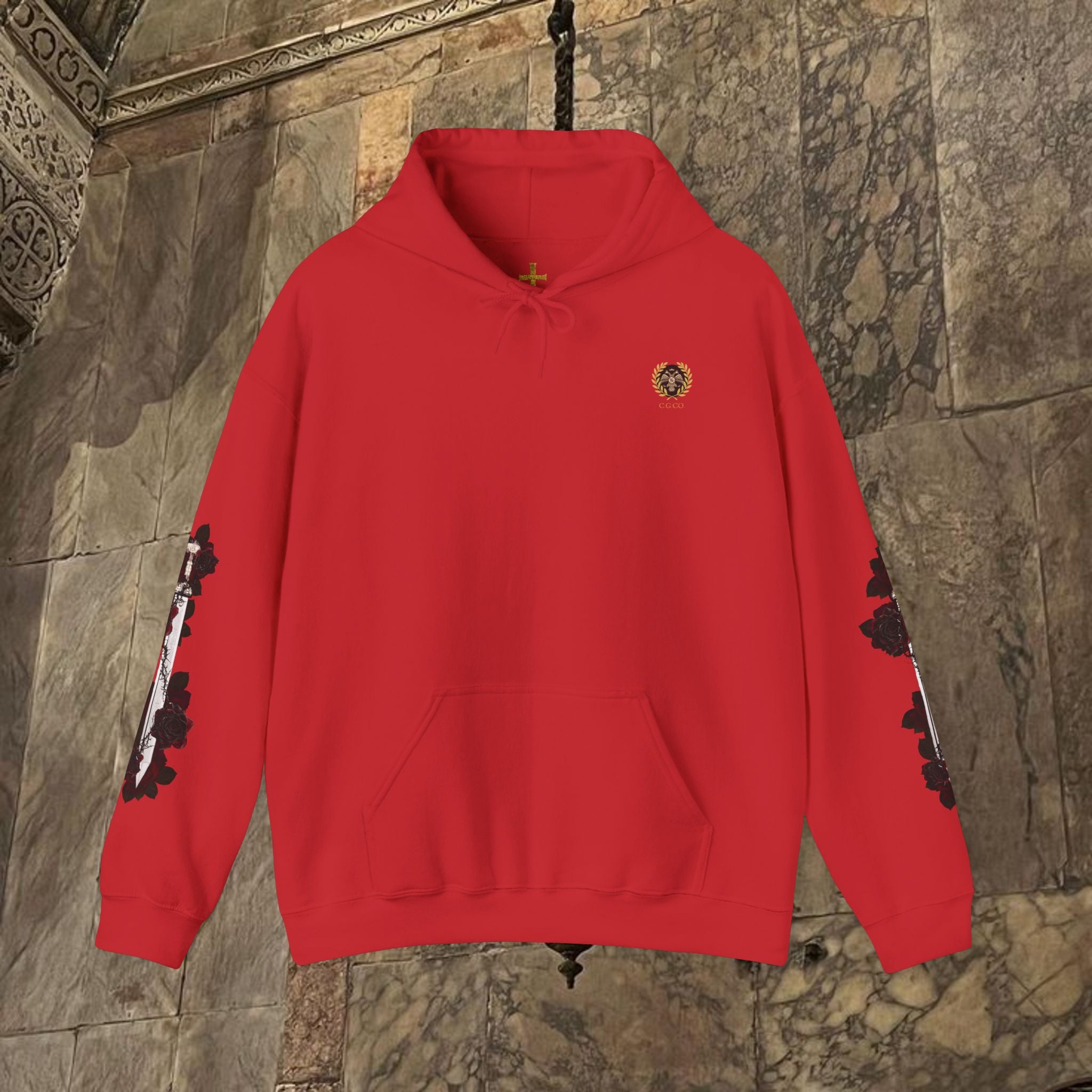 The Last Great Emperor Byzantine Inspired Graphic Hoodie Back Version