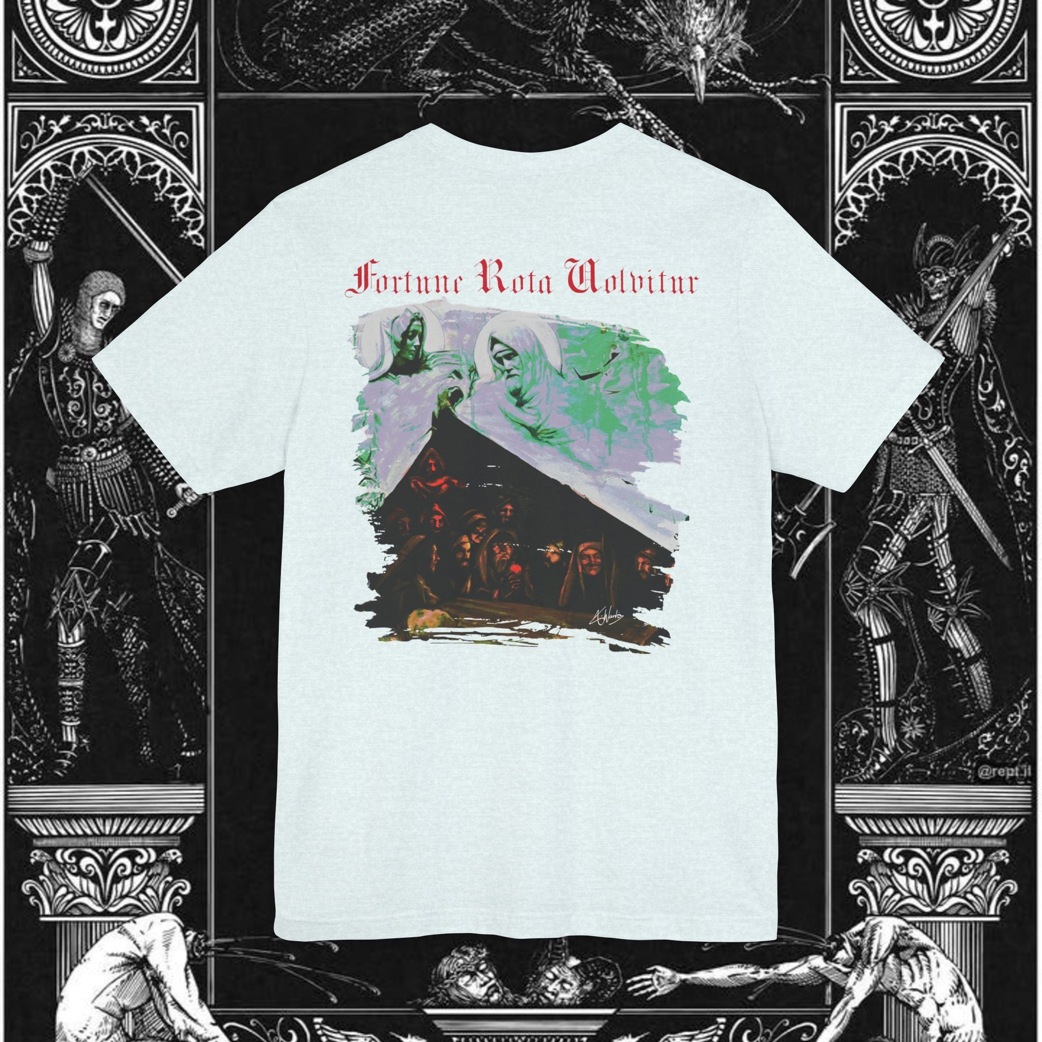 Divine Justice Medieval Fantasy Graphic T-Shirt