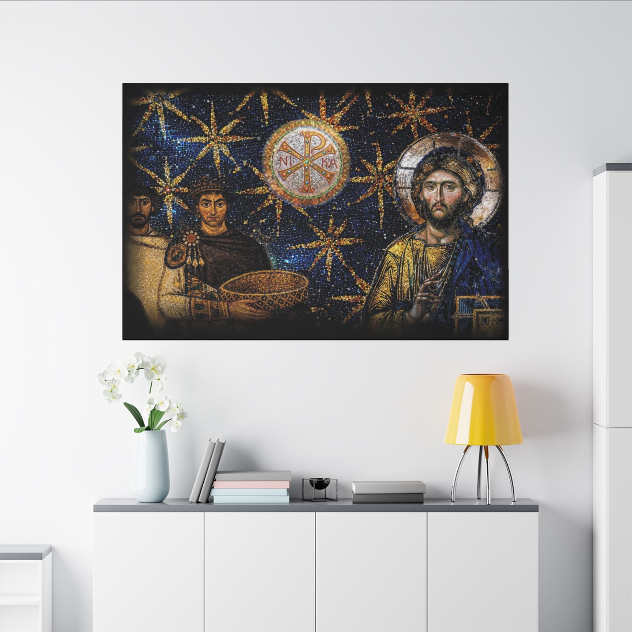 Justinian's Glory Byzantine Late Roman Inspired Matte Canvas, Stretched, (Multi-Size)