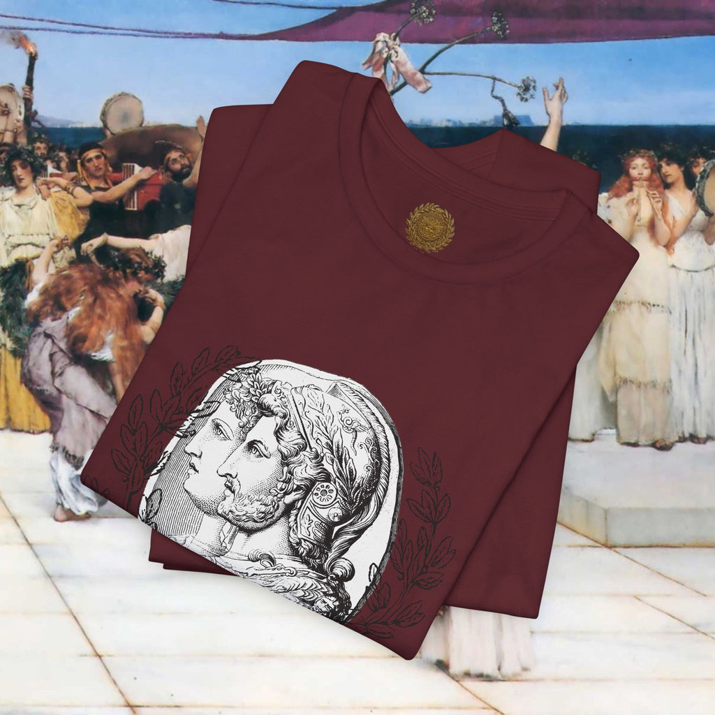 Roman Warrior's Spirit Plumed Helmet Cameo T-Shirt