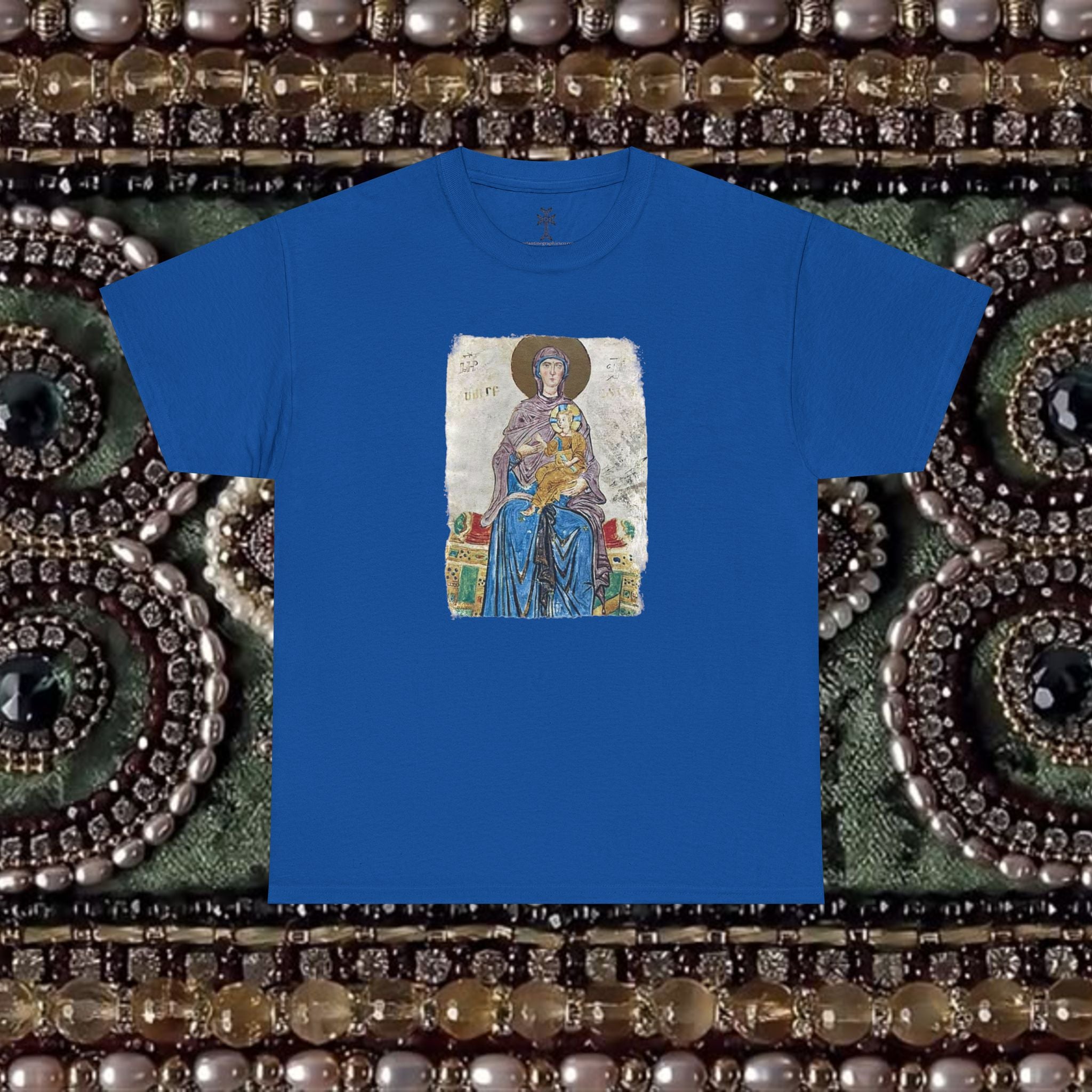 Medieval Armenian Manuscript Art Cotton Graphic T-Shirt