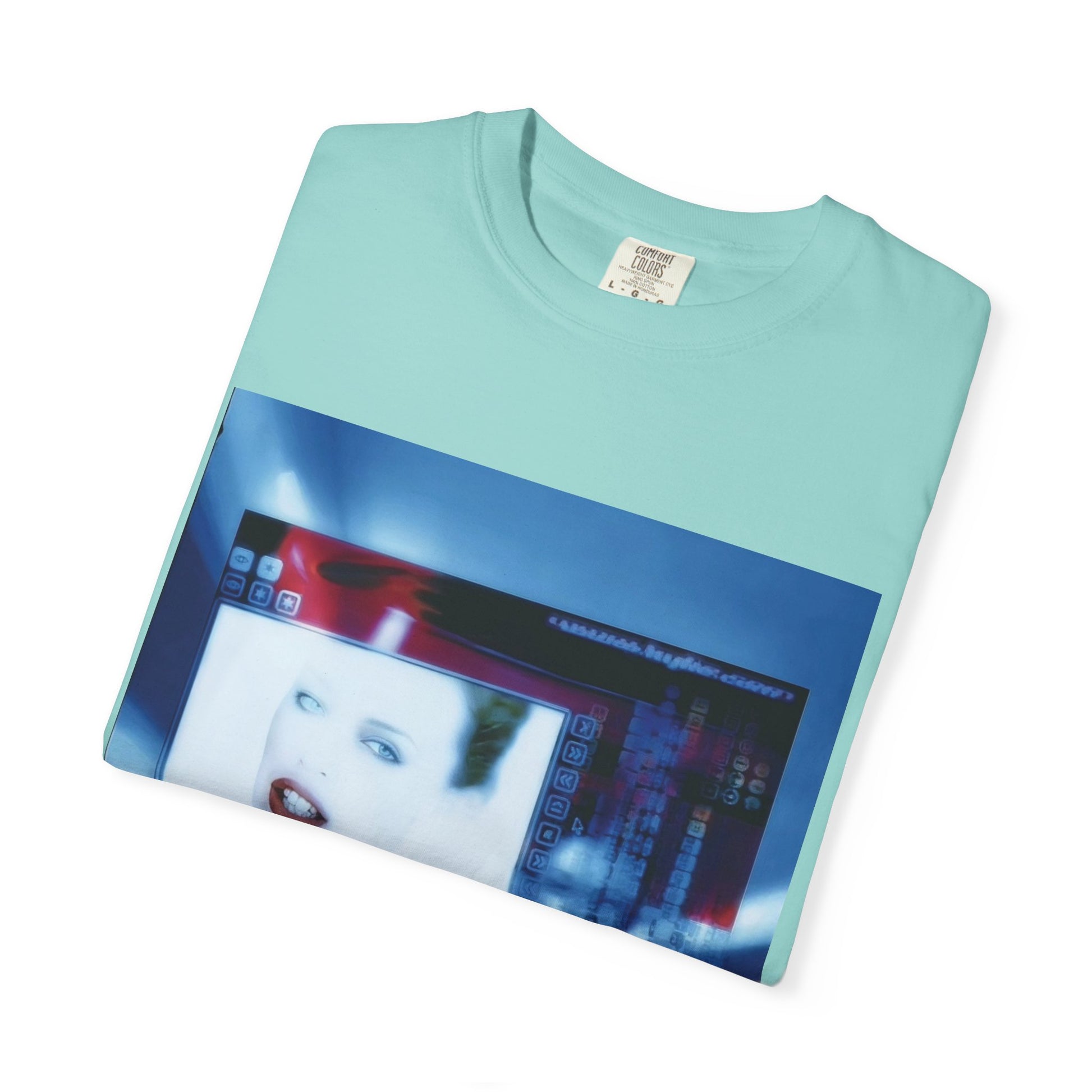 Digital Pop up Cyber Y2k Graphic TShirt