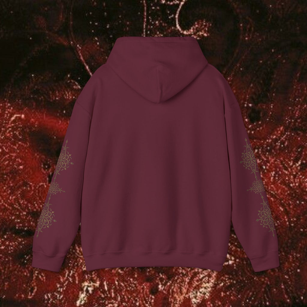 Warrior's Mythos Hooded Sweatshirt, Cozy Classically-Inspired Hoodie