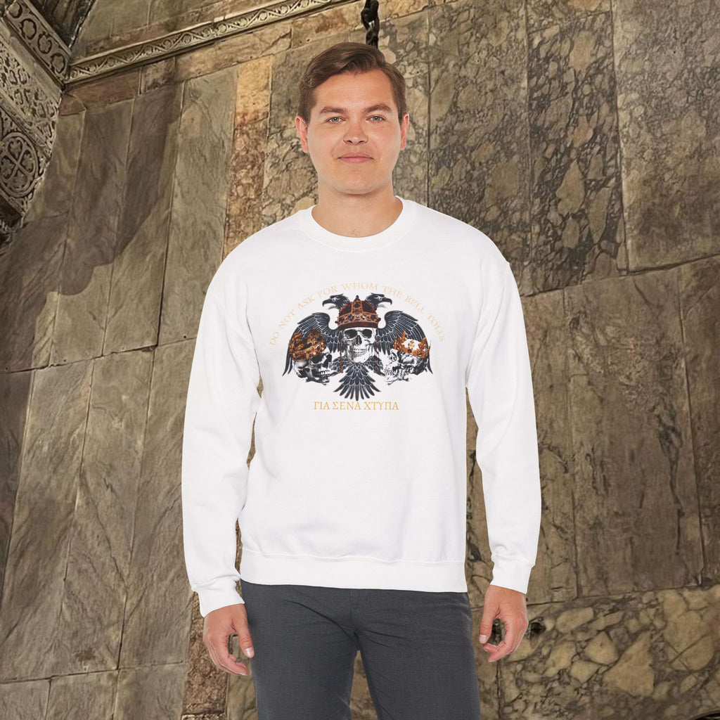 The Kings Fate Byzantine Inspired Graphic Crewneck Sweatshirt