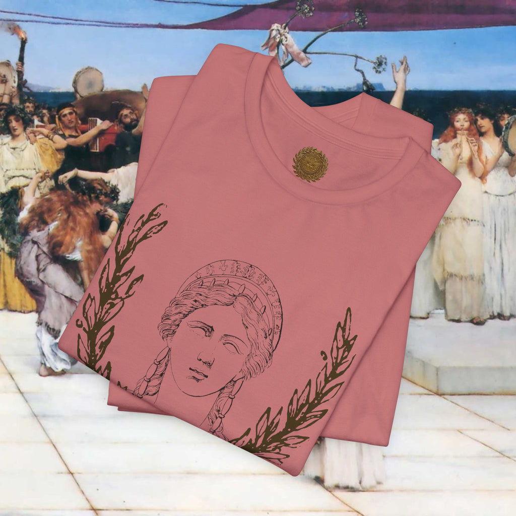 Hera's Wondering – Greek Goddess Ornate Diadem T-Shirt