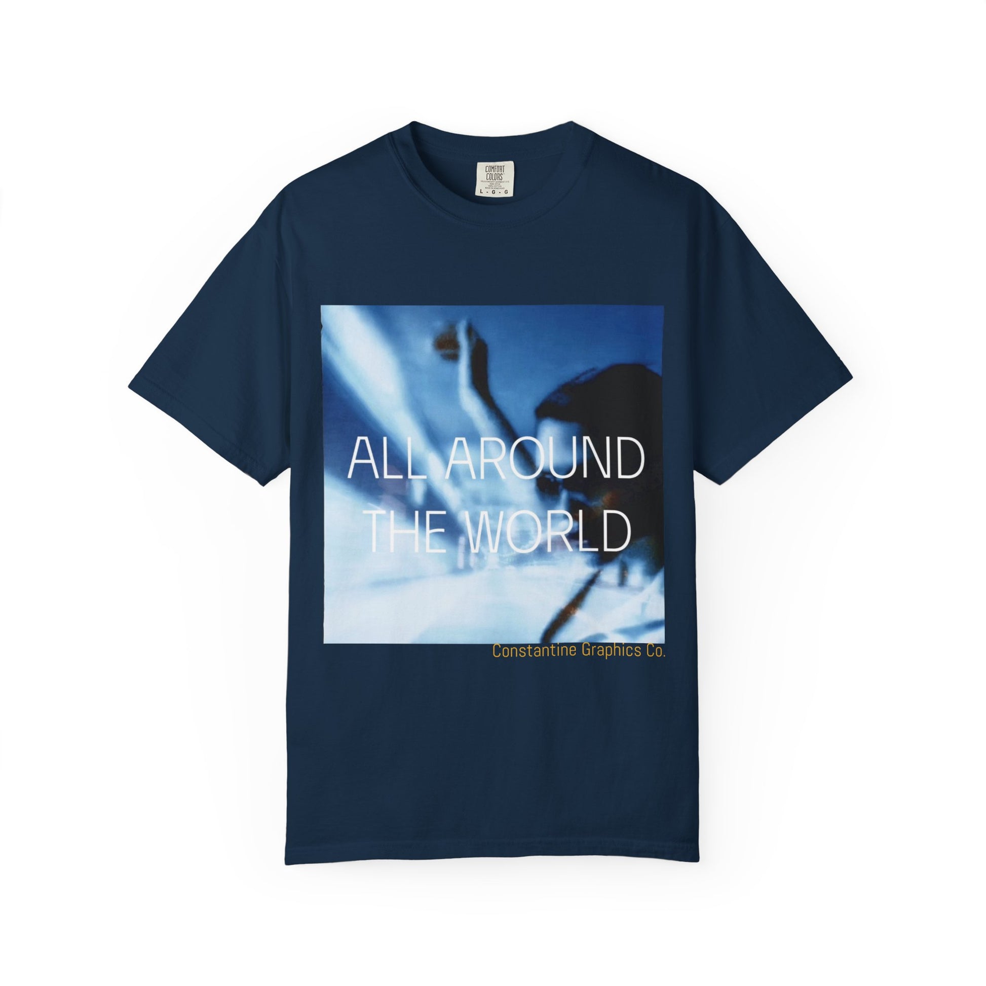All Around The World Cyber Y2k Graphic Tshirt
