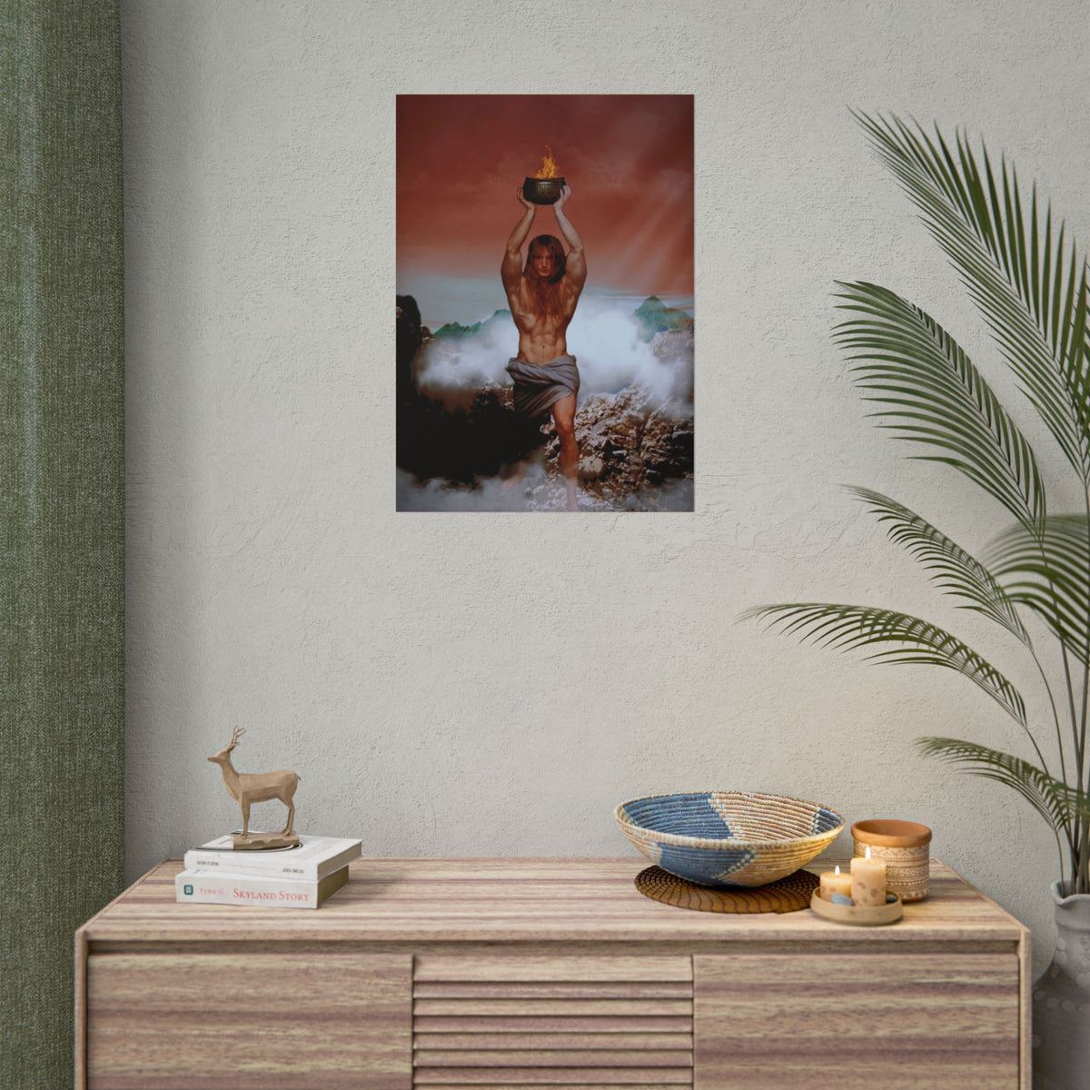 The Flame of Prometheus Classical Mythology Inspired Prints