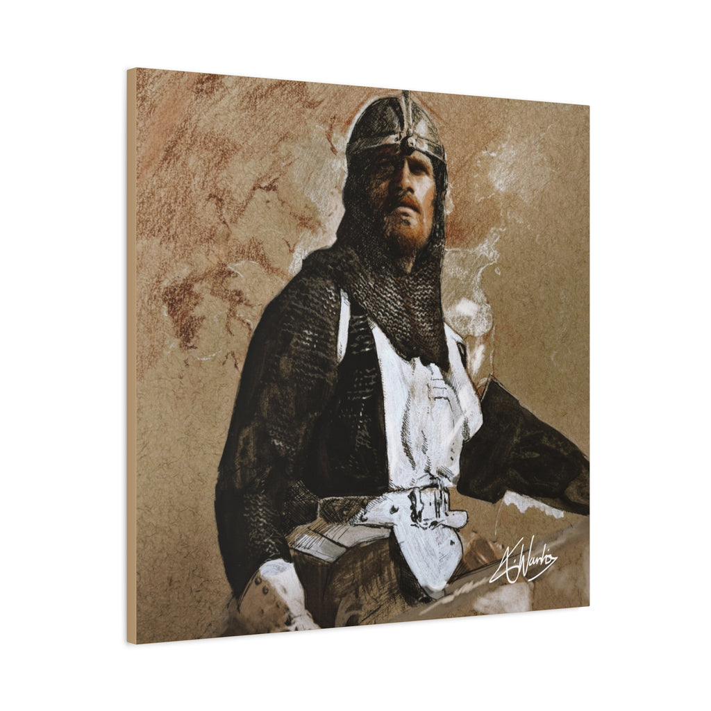 The Knight's Rest Medieval Fantasy Canvas