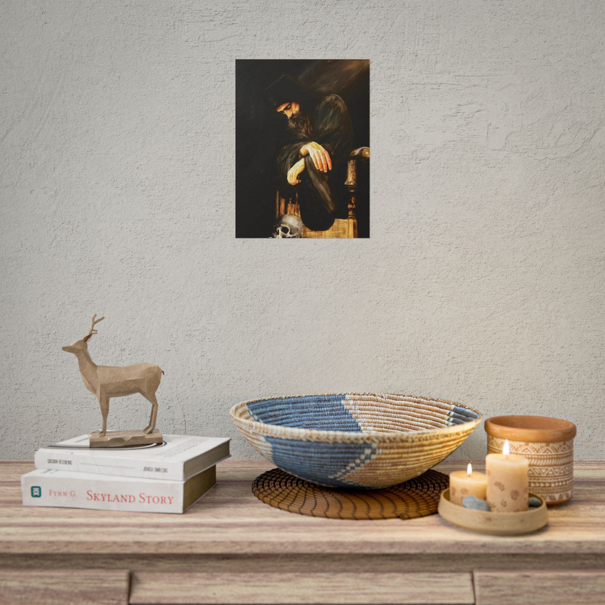 Man's Memento Medieval Fantasy Fine Art Print